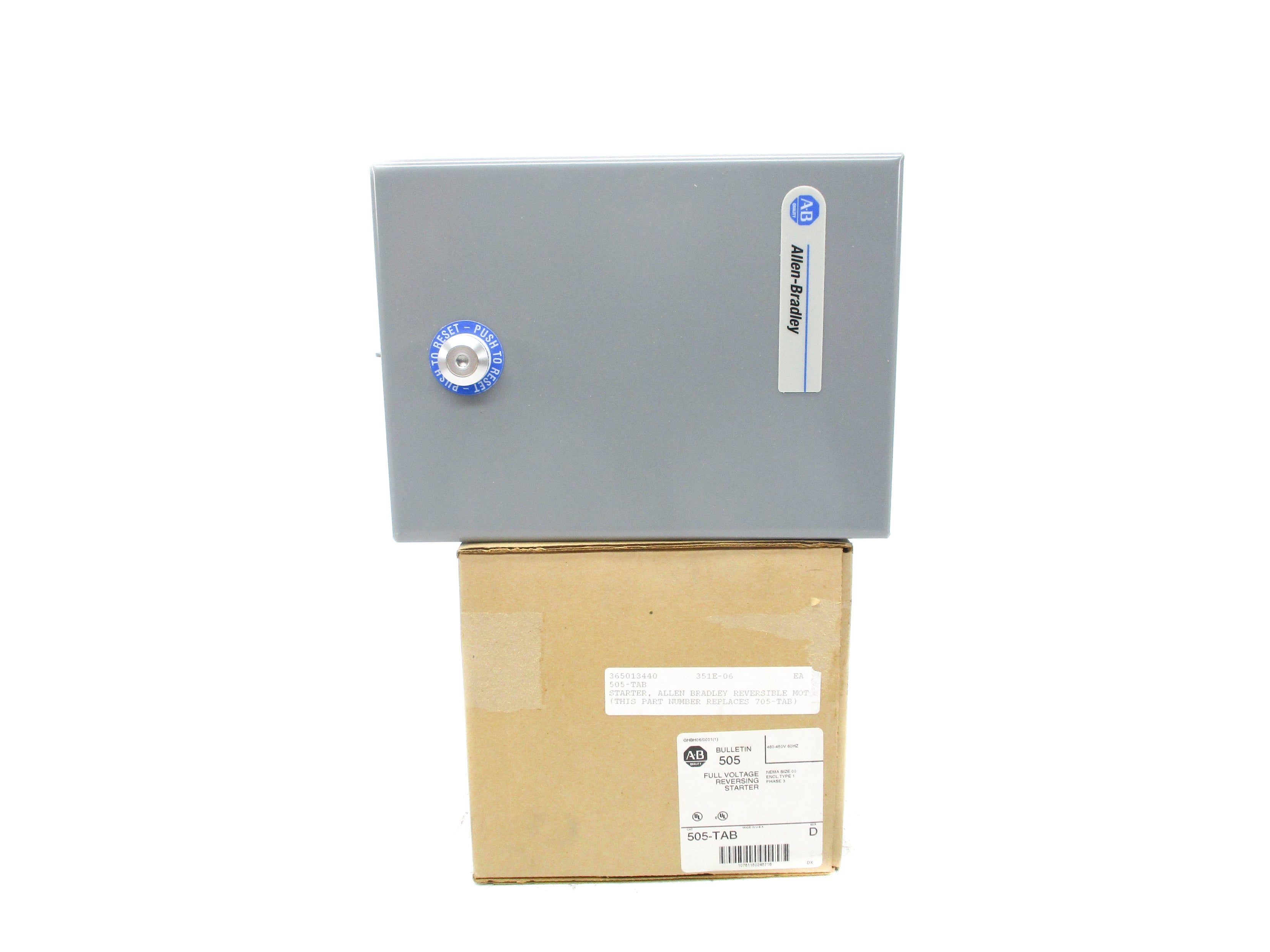 INDUSTRIAL SPARE PART 505-TAB SER. D (BR/WH) NSMP