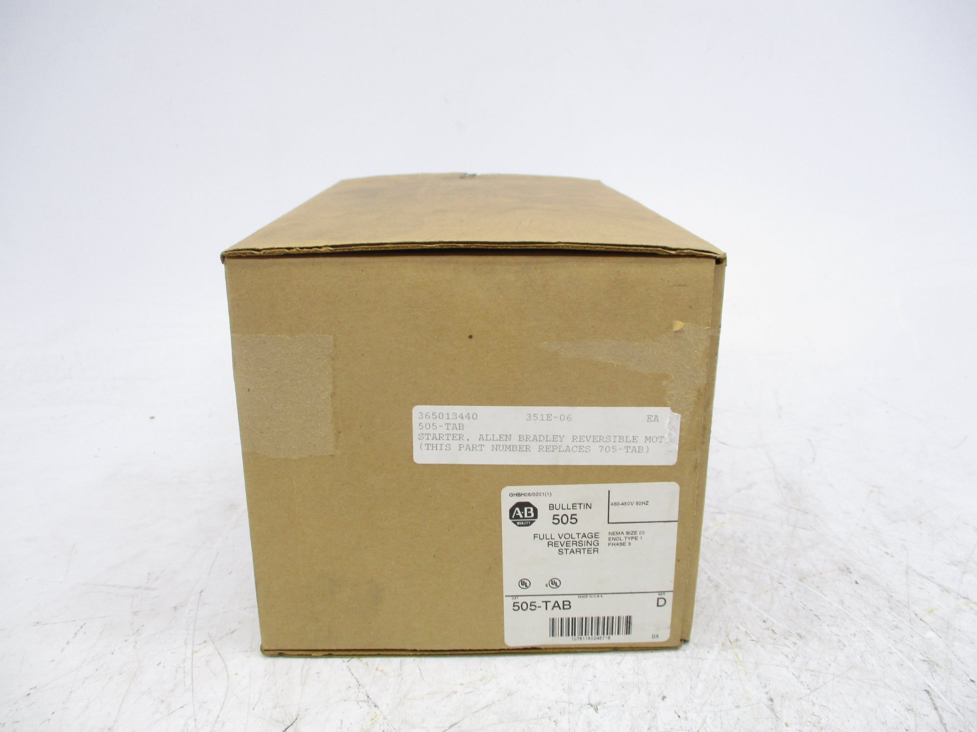 INDUSTRIAL SPARE PART 505-TAB SER. D (BR/WH) NSMP