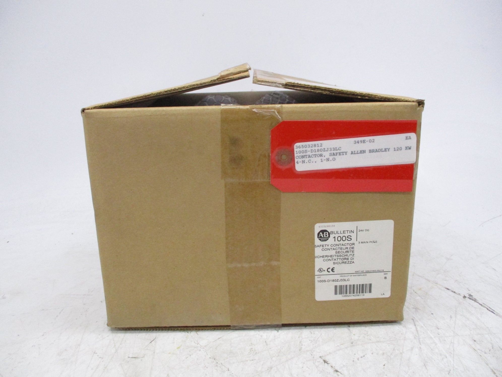 ALLEN BRADLEY 100S-D180ZJ33LC SER. B 24VDC (BR/WH) NSMP