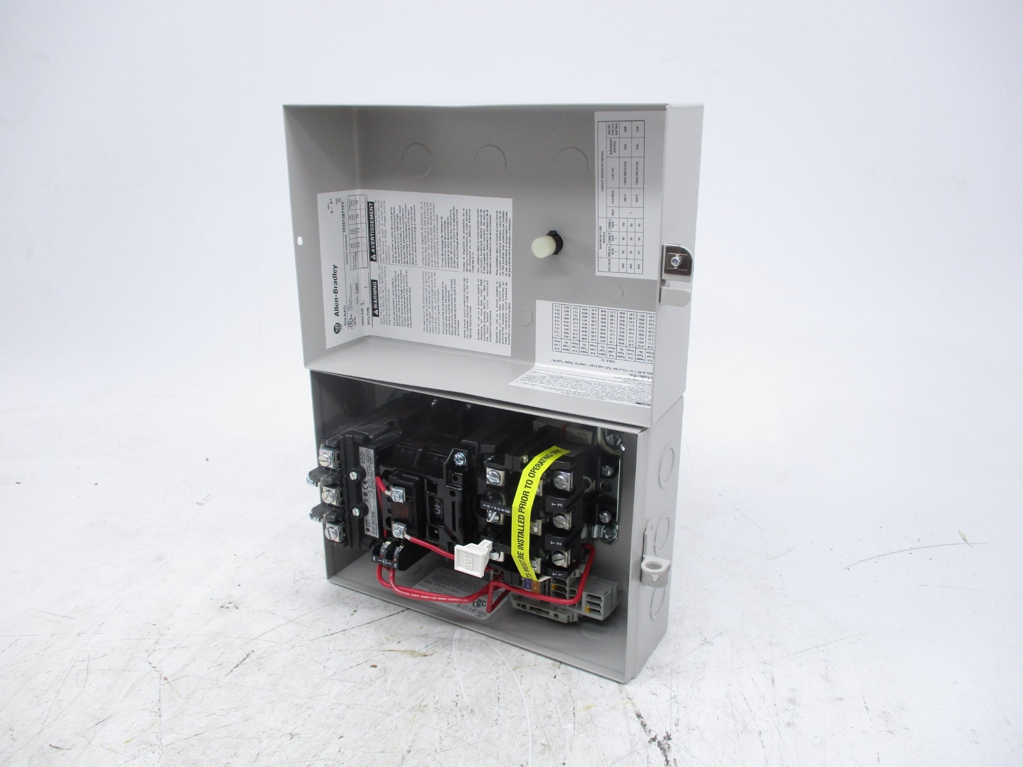 ALLEN BRADLEY 509-BAD SER. Q (BR/WH) NSMP