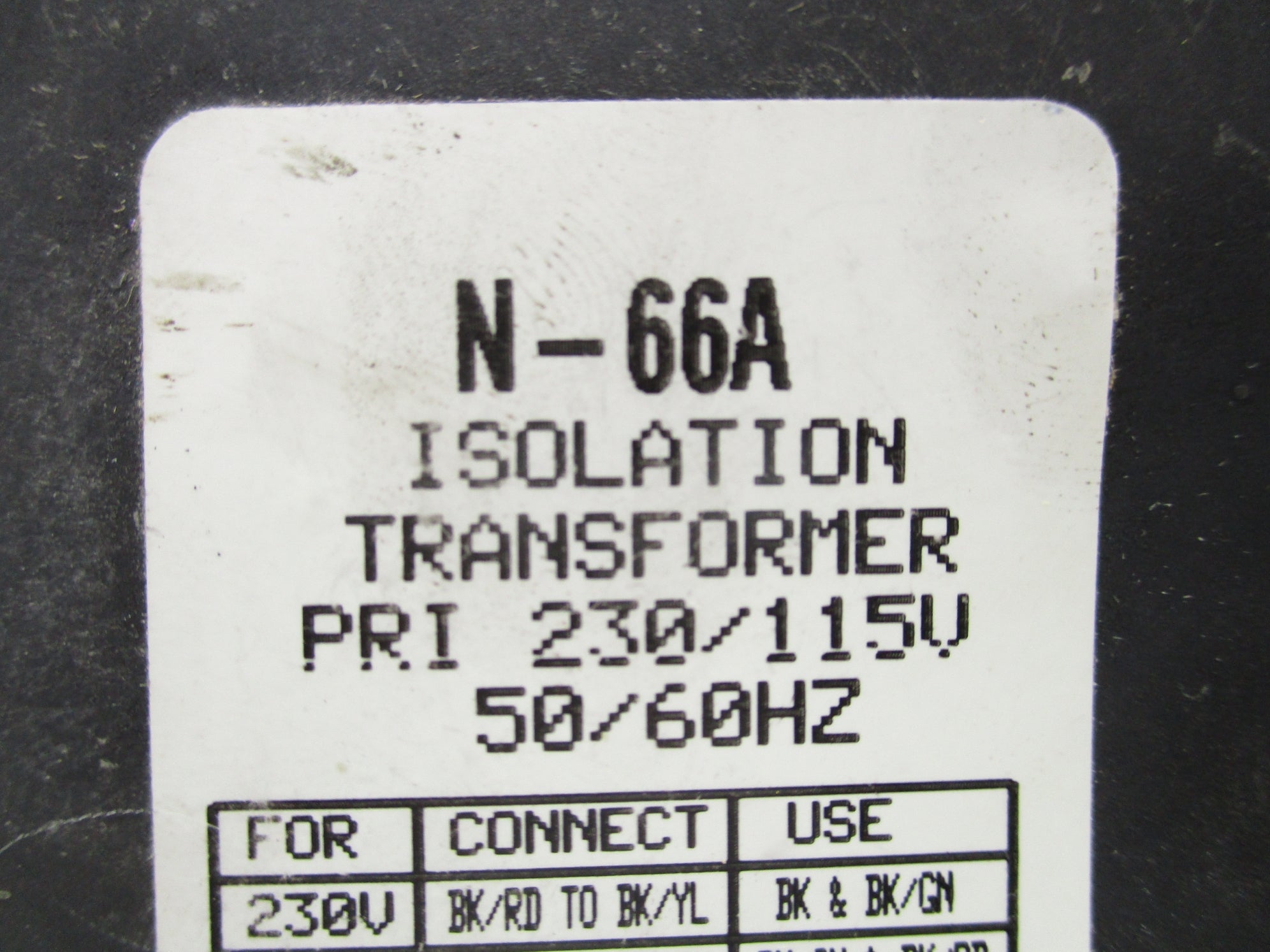 MAGNETEK N-66A (AS PICTURED) NSNP