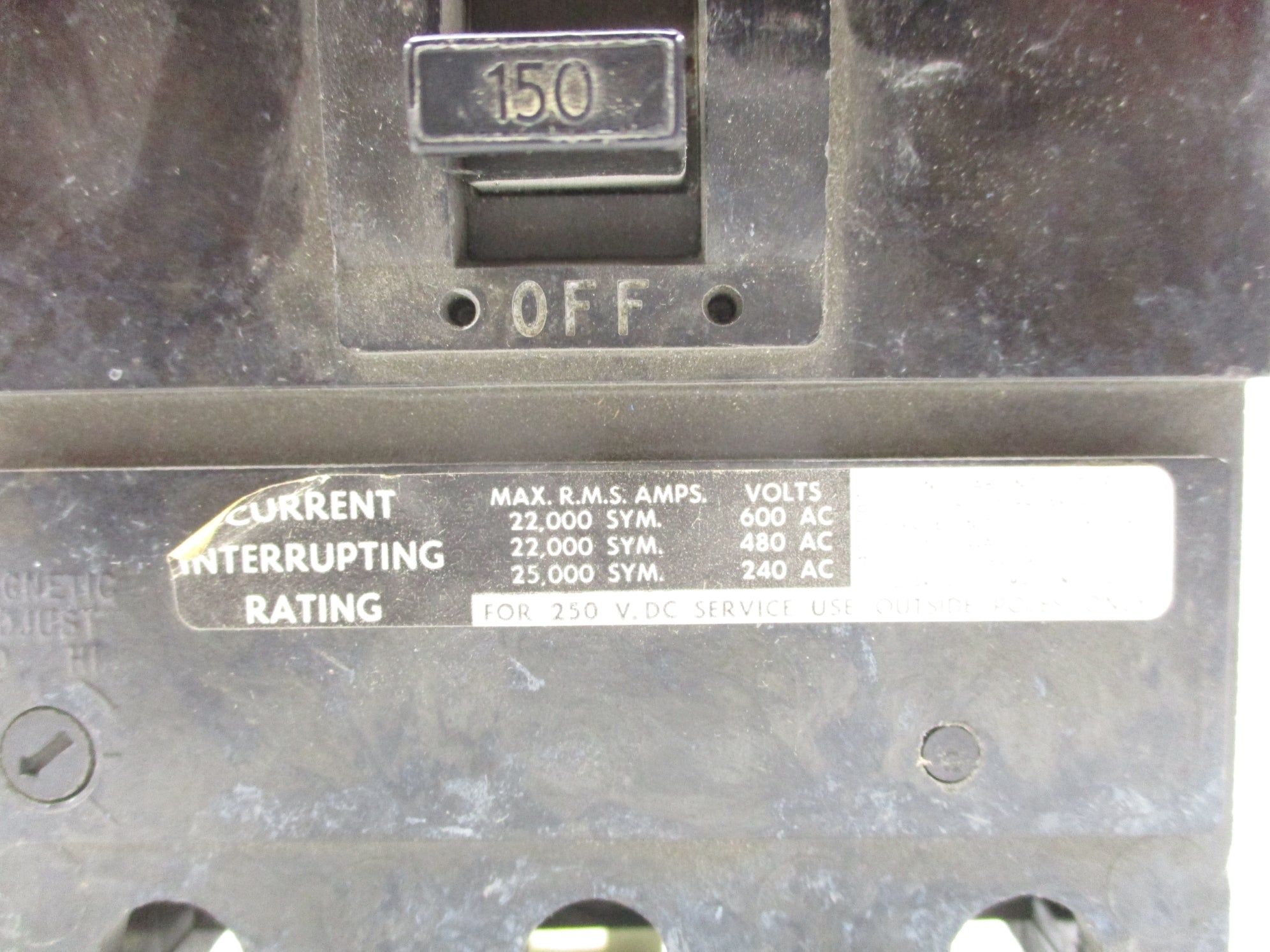 SQUARE D KT-586 150A UNMP