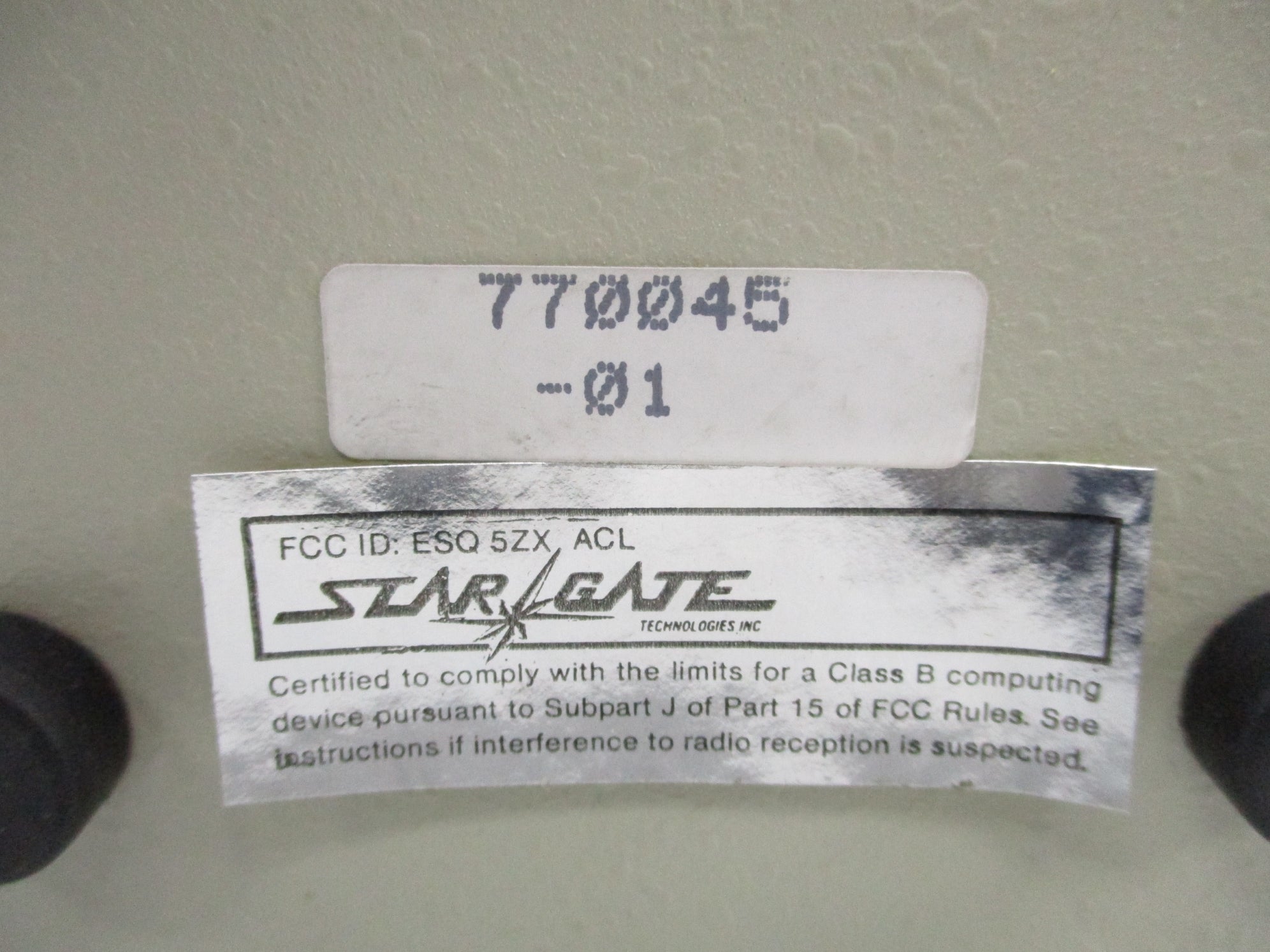 STAR GATE 740045-01 UNMP