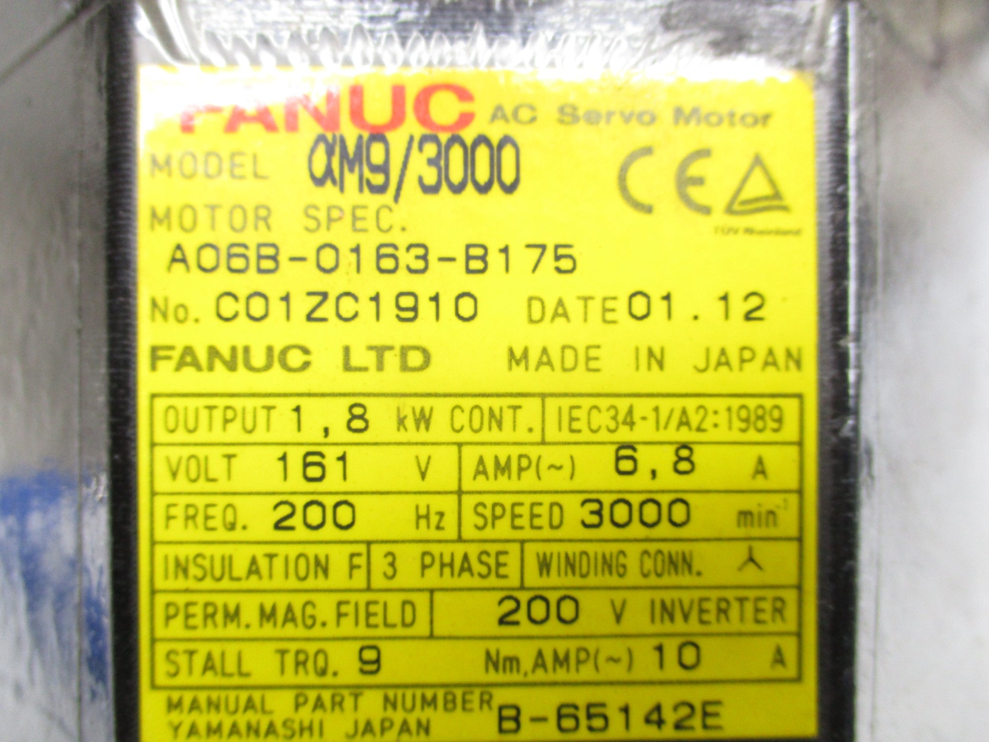 FANUC A06B-0163-B175 UNMP