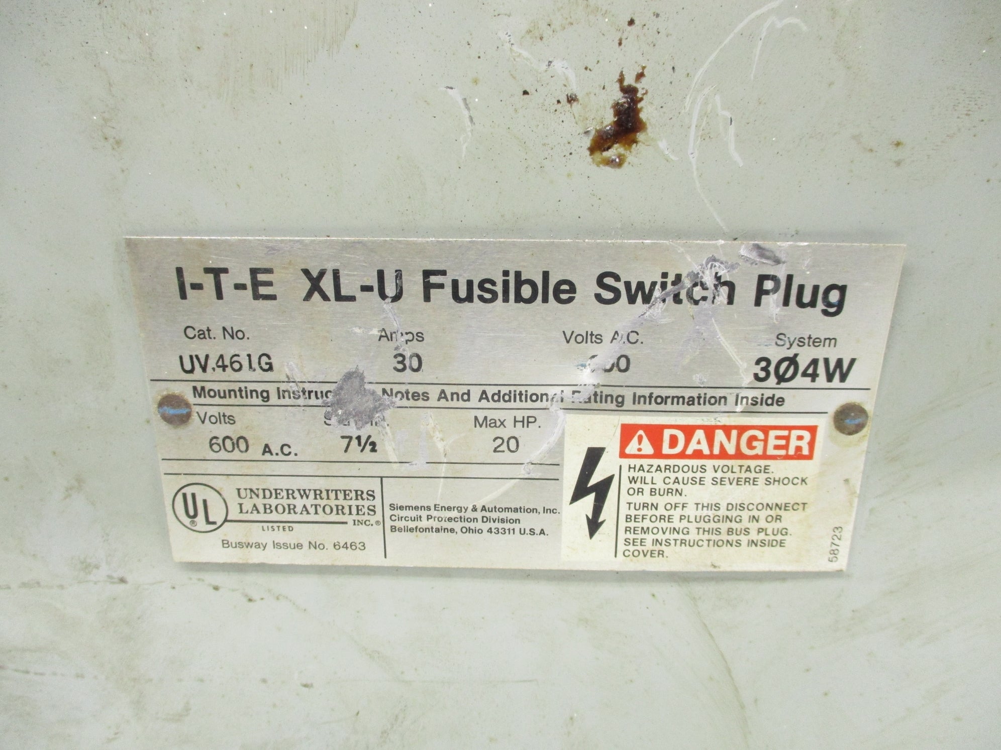 SIEMENS UV461G UNMP