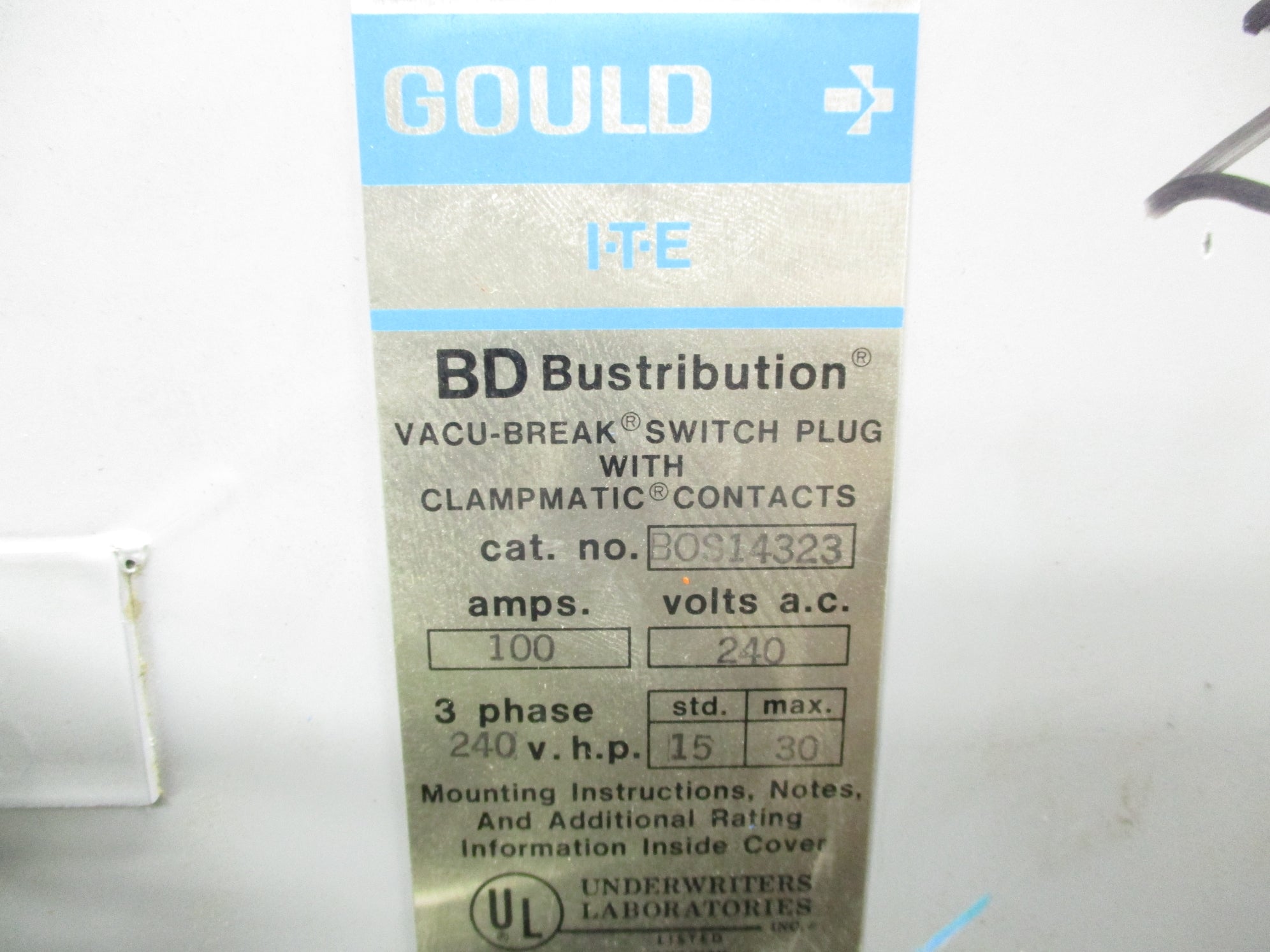 GOULD BOS14323 UNMP