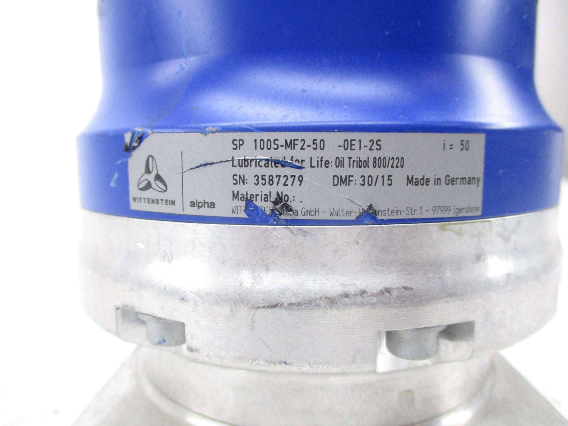 WITTENSTEIN SP100S-MF2-50-0E1-2S NSNP