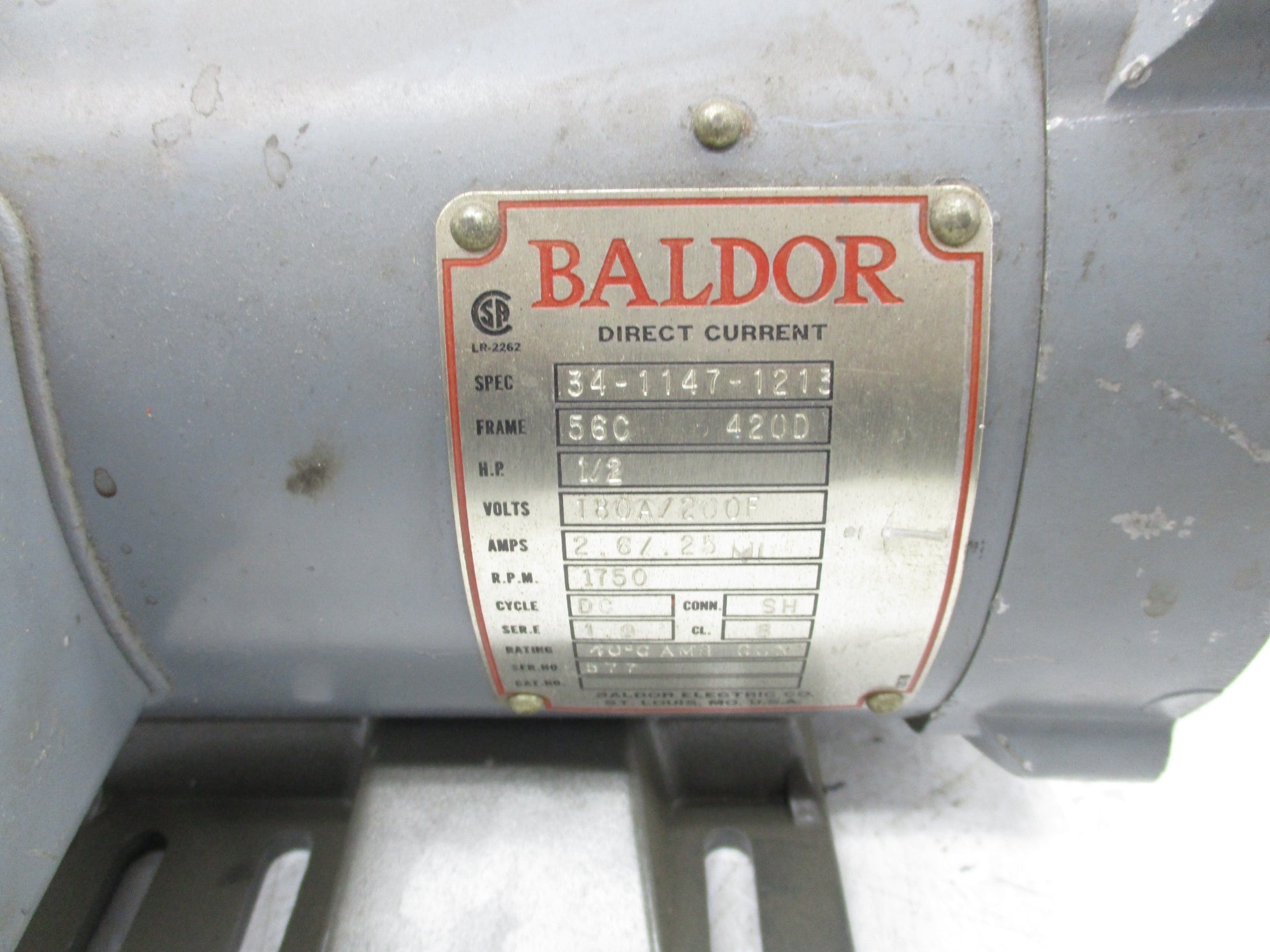 BALDOR 34-1147-1213 NSNP