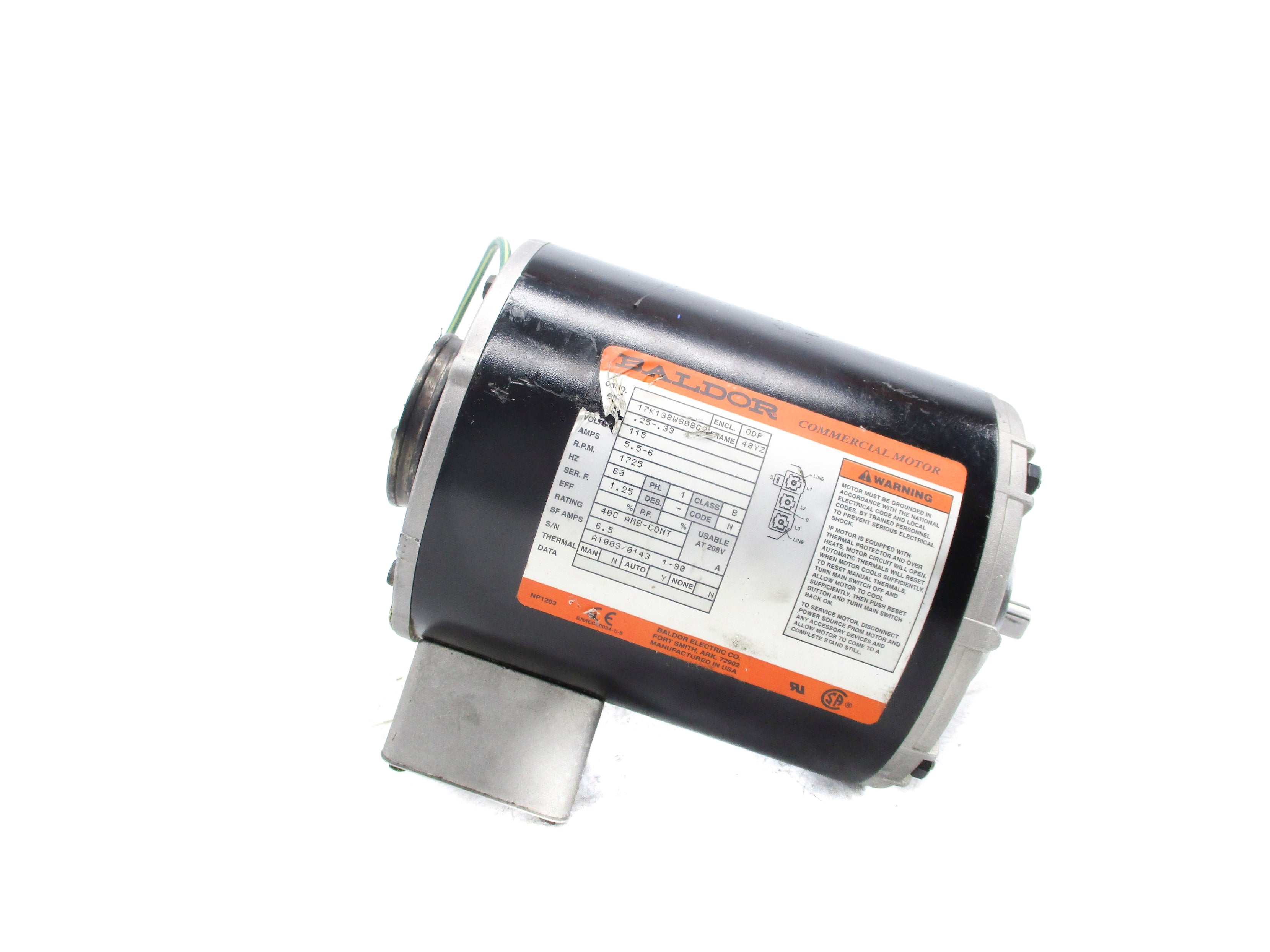 BALDOR 17K138W808G2 NSNP