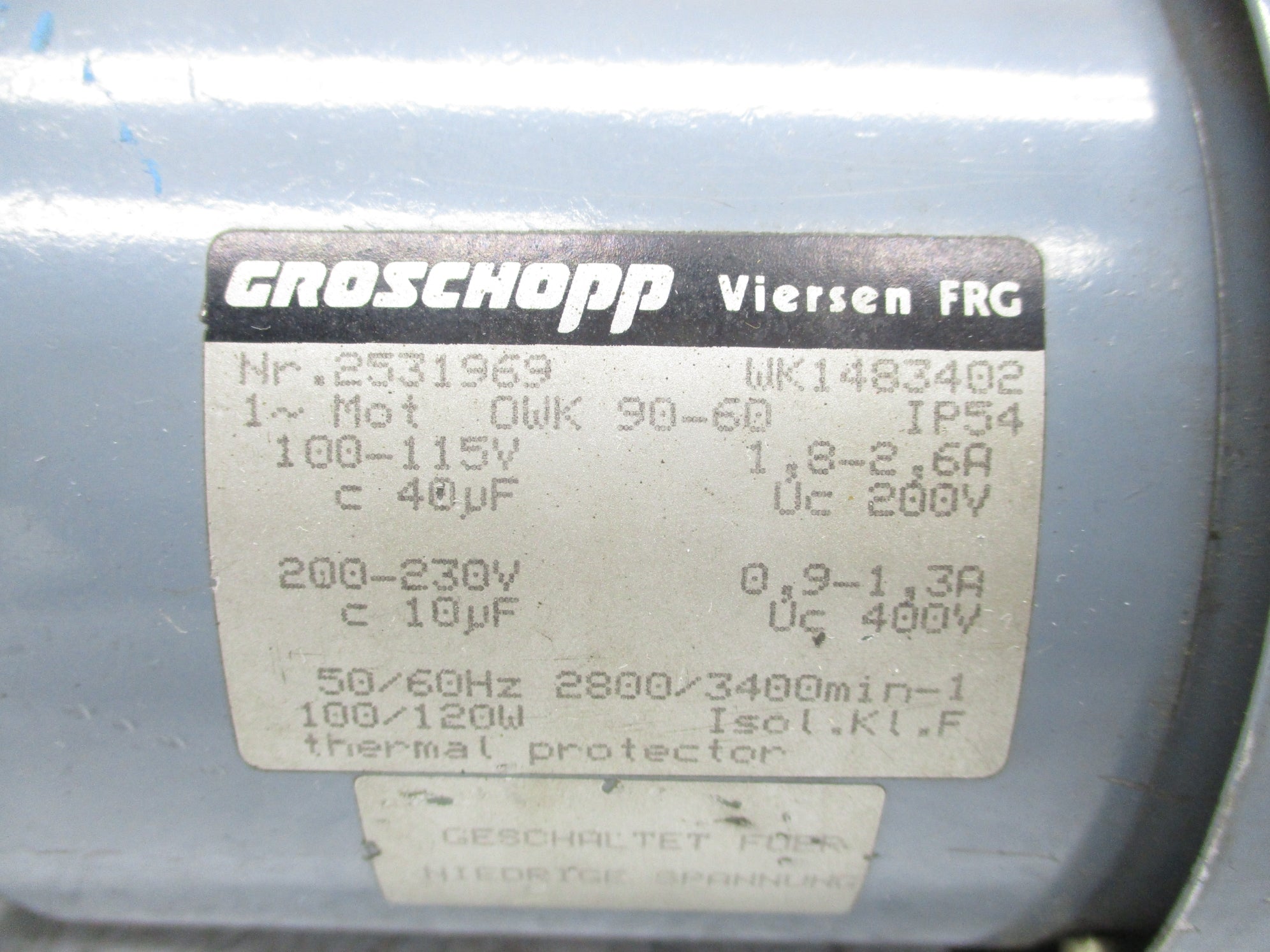 GROSCHOPP WK1483402 UNMP