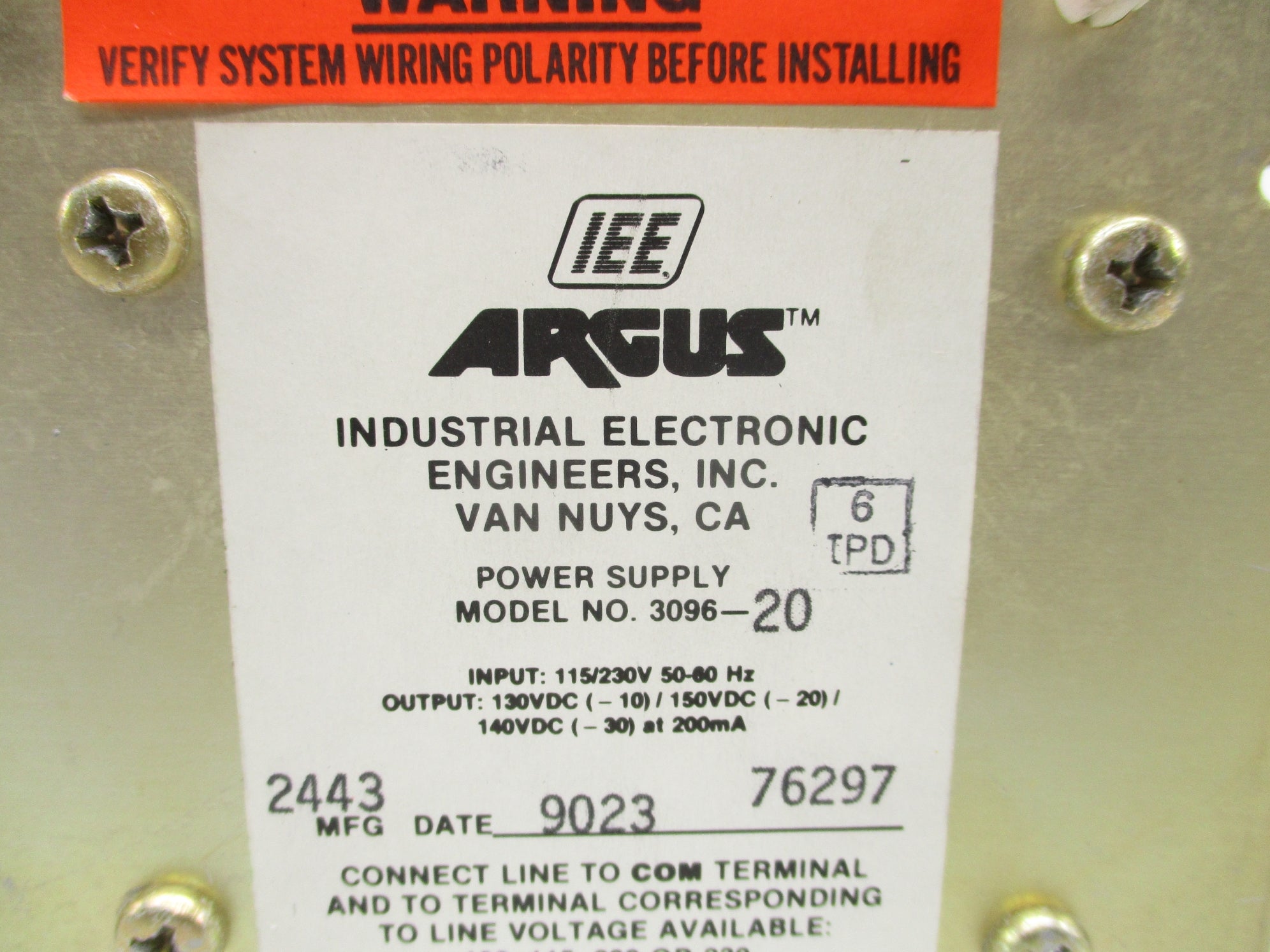 LEE ARGUS 3096-20 NSNP