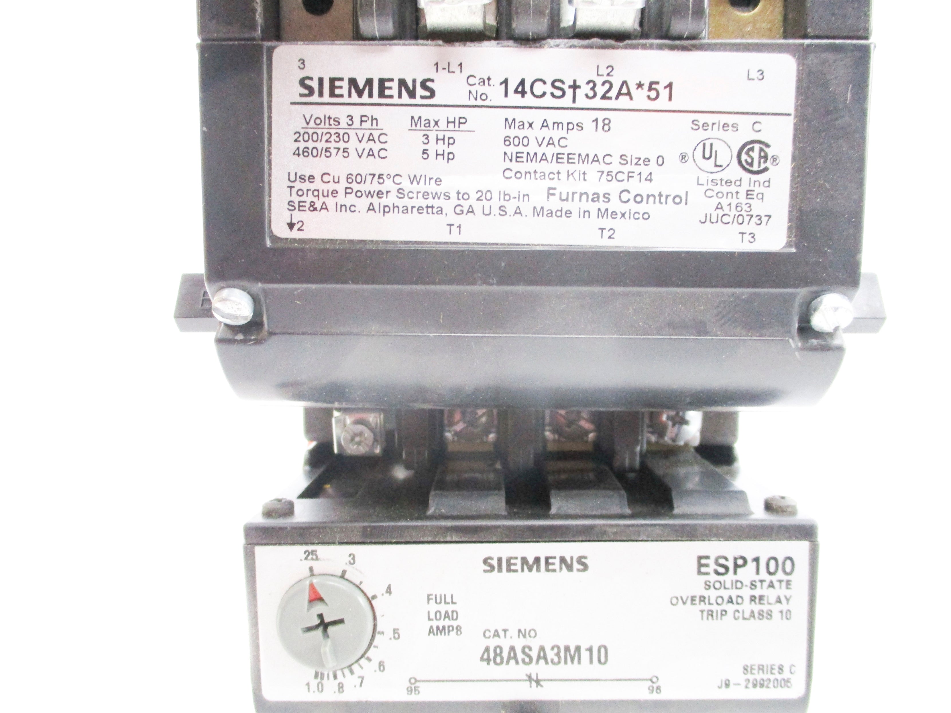 SIEMENS 14CS+32A*51 SER. C UNMP