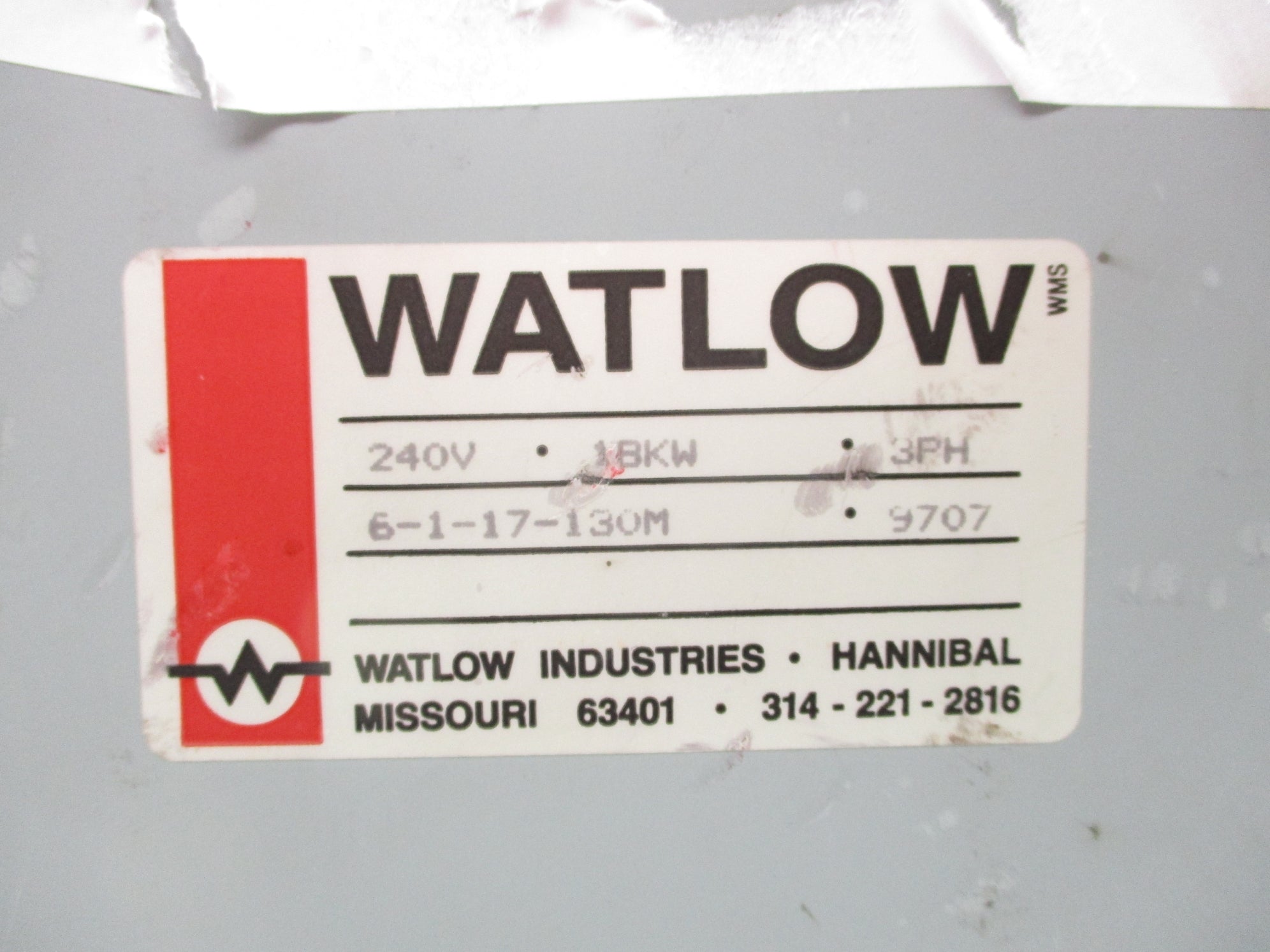 WATLOW 6-1-17-130M UNMP