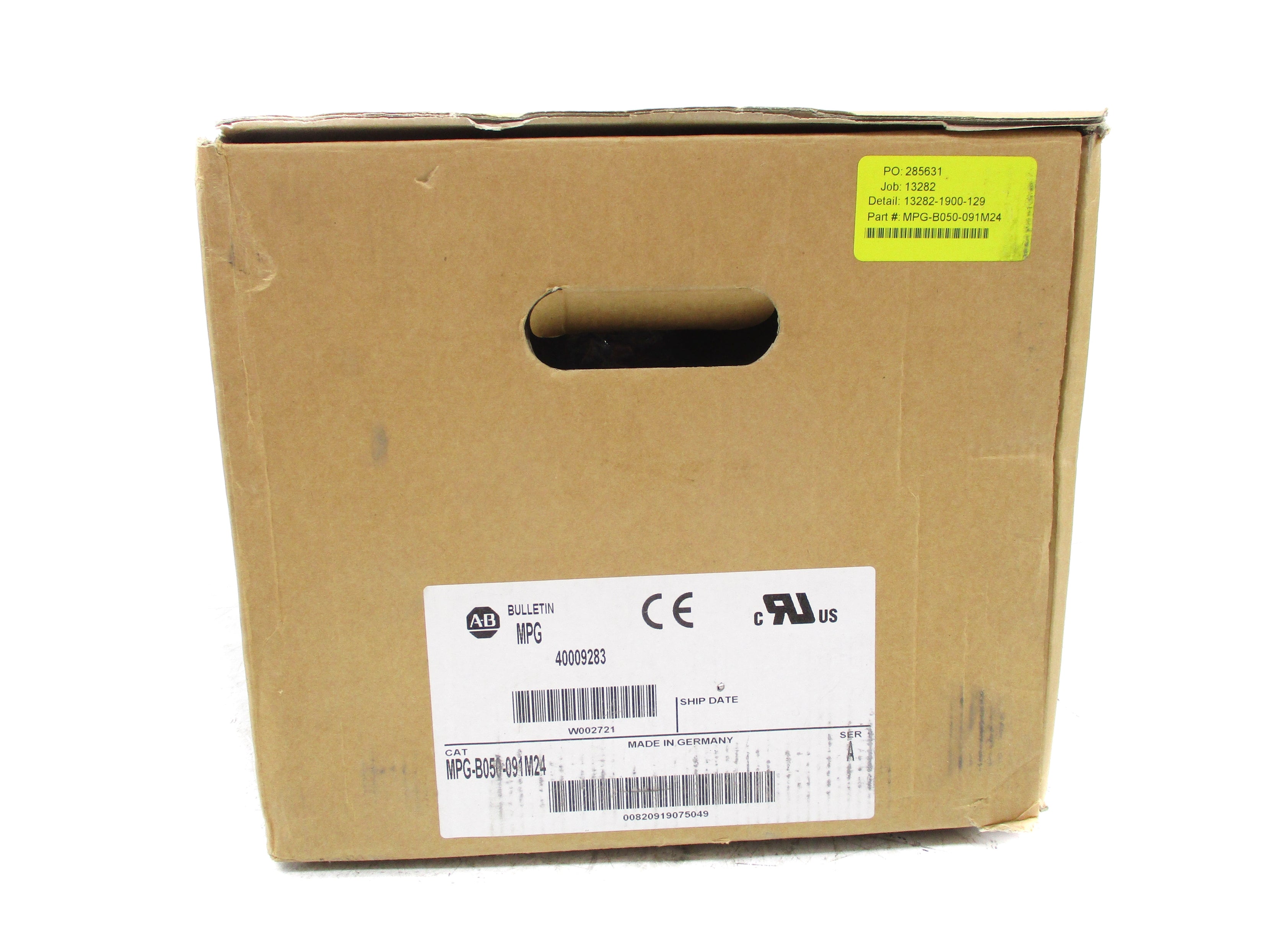 ALLEN BRADLEY MPG-B050-091M24 SER. A NSMP