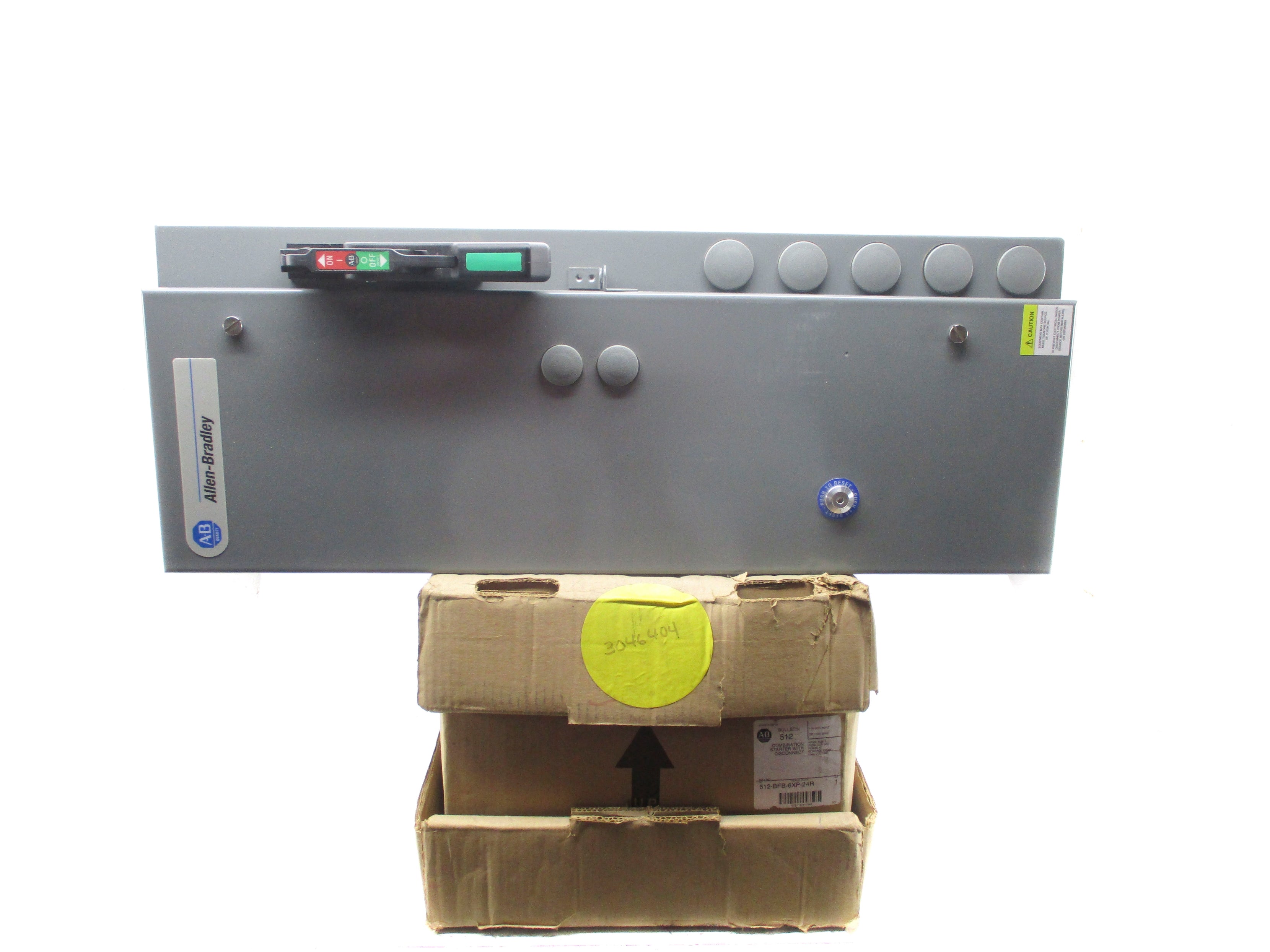 ALLEN BRADLEY 512-BFB-6XP-24R SER. 1 (BR/WH) NSMP