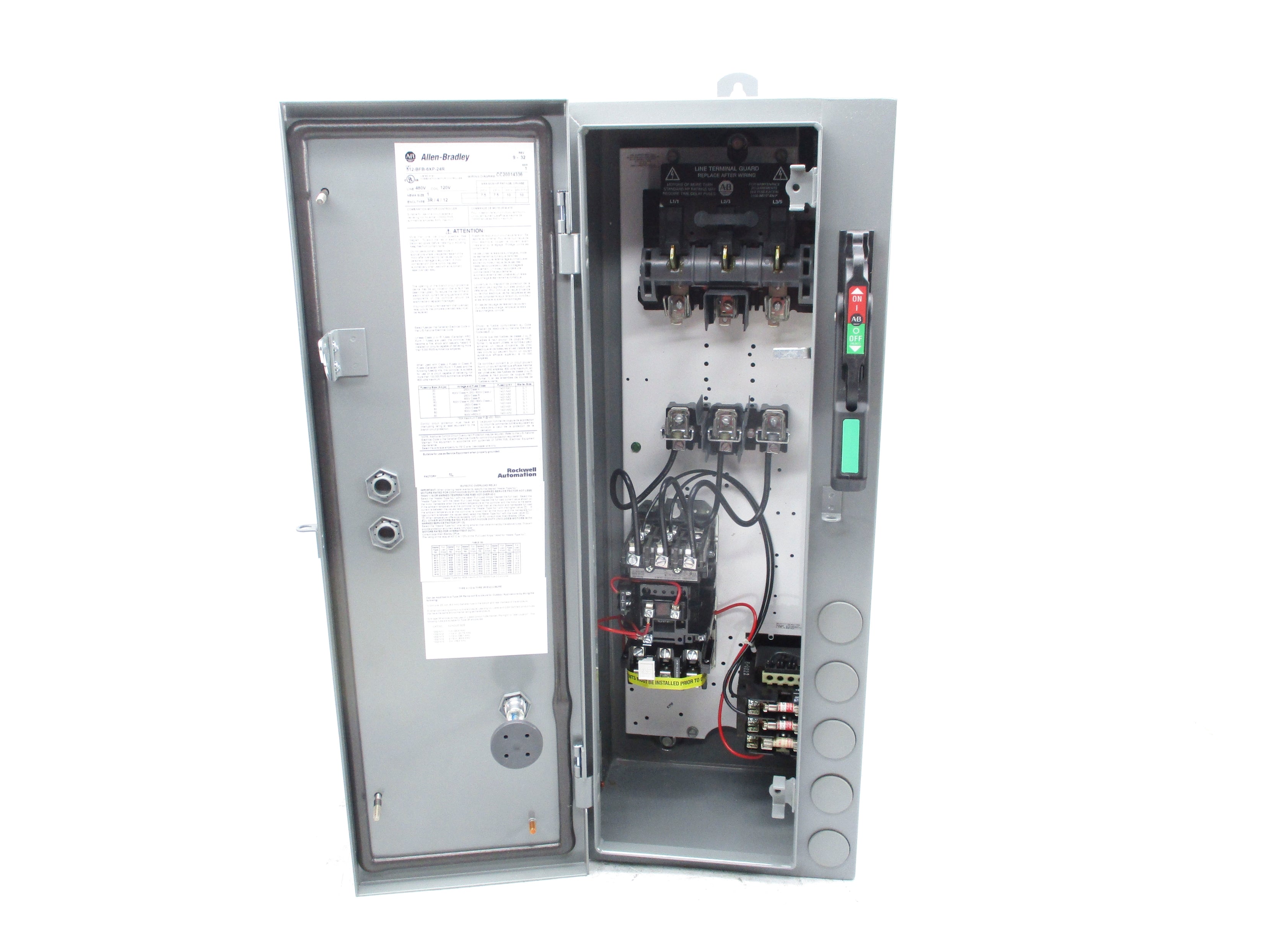 ALLEN BRADLEY 512-BFB-6XP-24R SER. 1 (BR/WH) NSMP