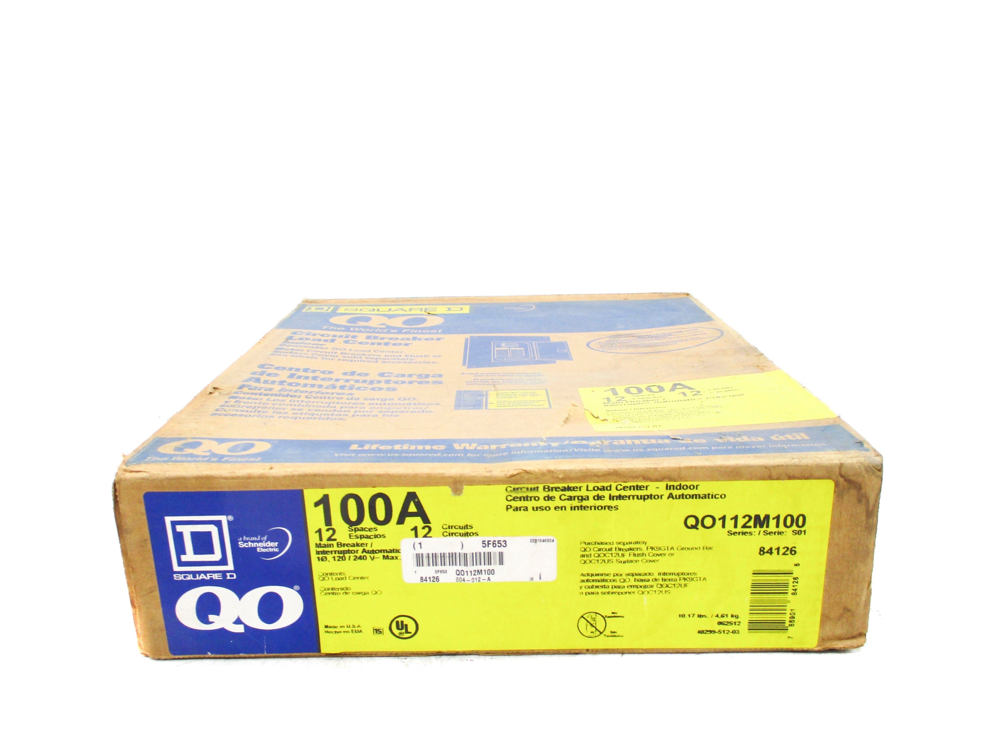 SQUARE D QO112M100 SER. S01 NSFS