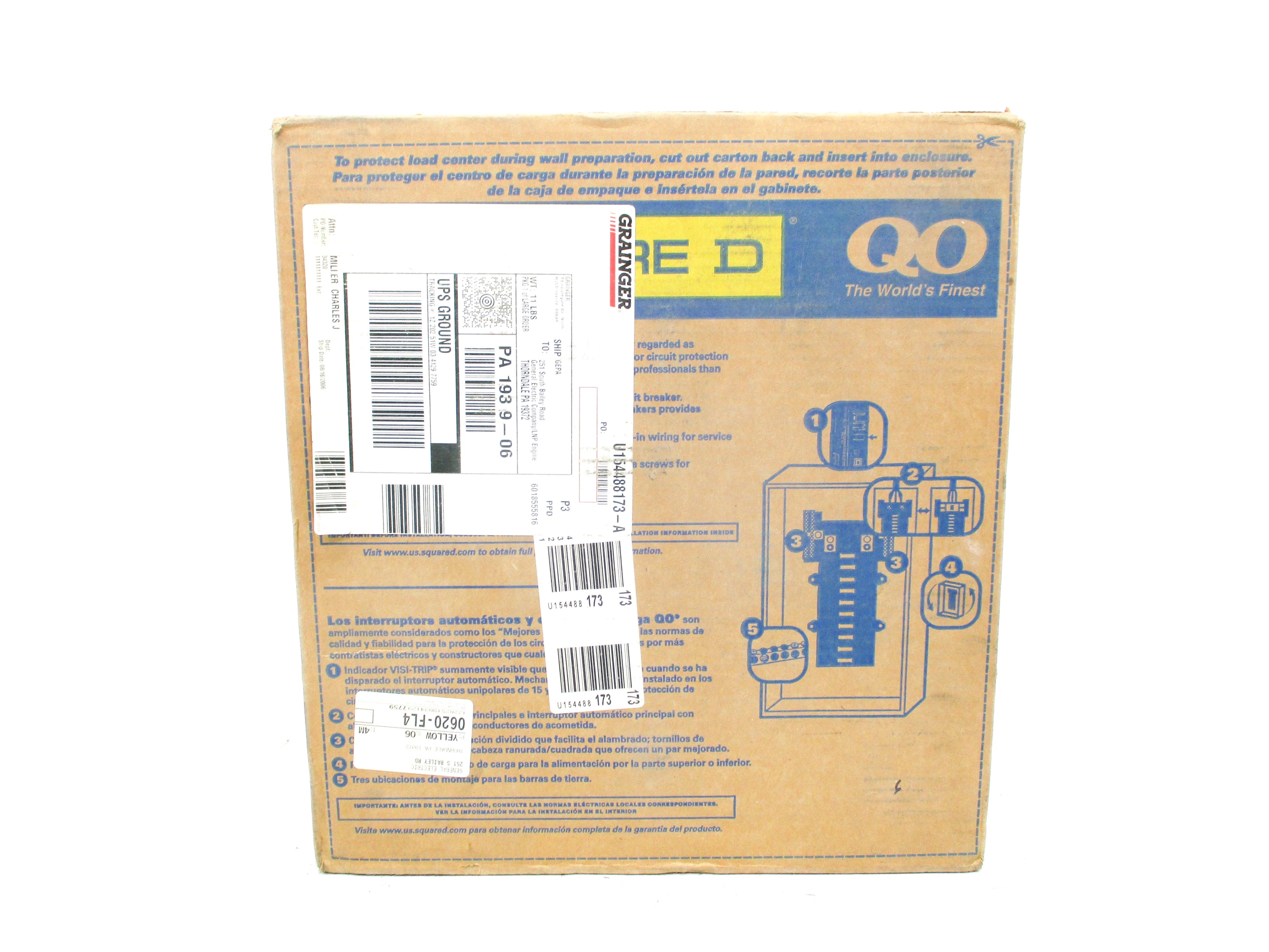 SQUARE D QO112M100 SER. S01 NSFS