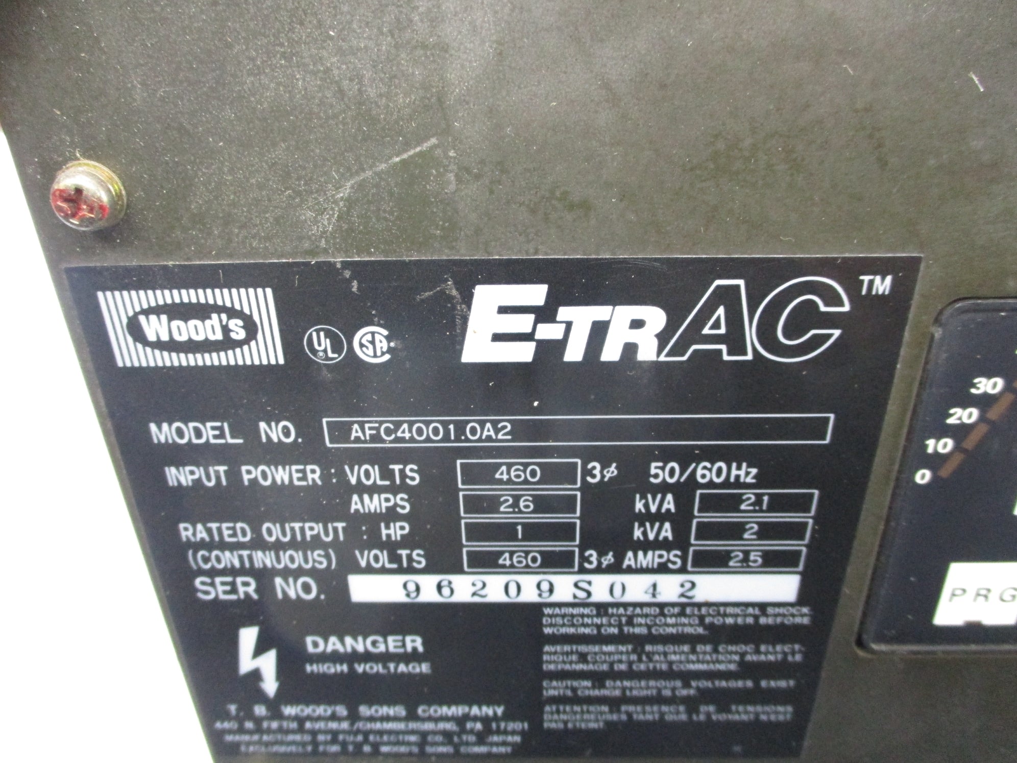 WOODS AFC4001.0A2 UNMP