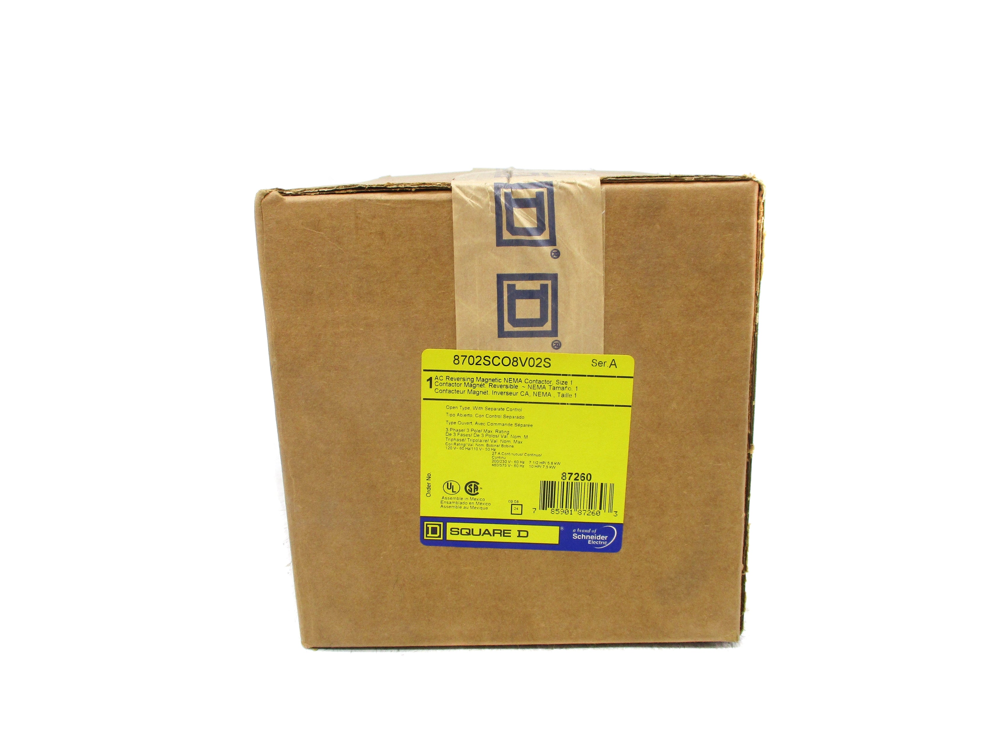 SQUARE D 8702SCO8V02S SER. A 120V NSFS