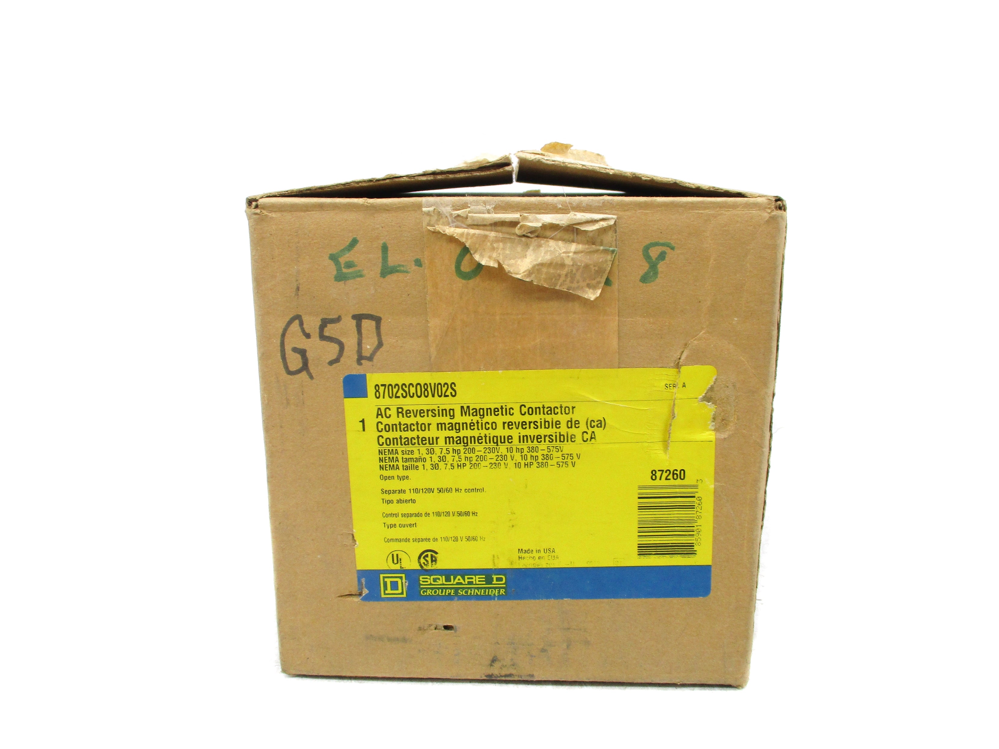 SQUARE D 8702SCO8V02S SER. A 120V NSMP