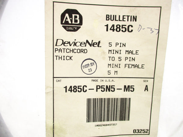 ALLEN BRADLEY 1485C-P5N5-M5 SER. A NSMP
