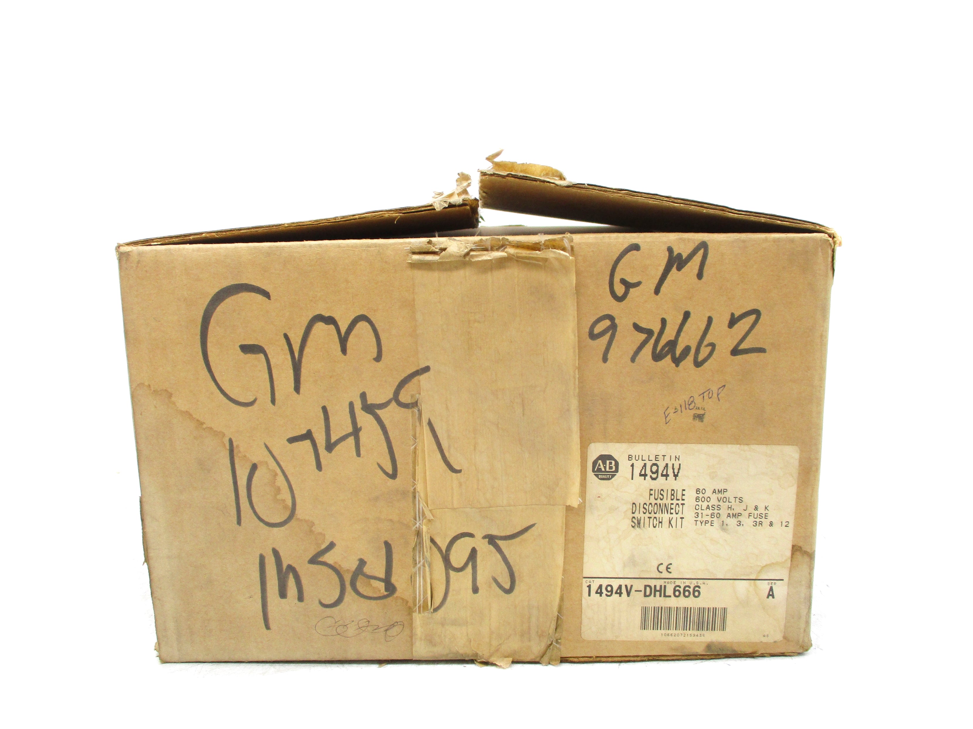 ALLEN BRADLEY 1494V-DHL666 SER. A (BR/WH) (AS PICTURED) NSMP