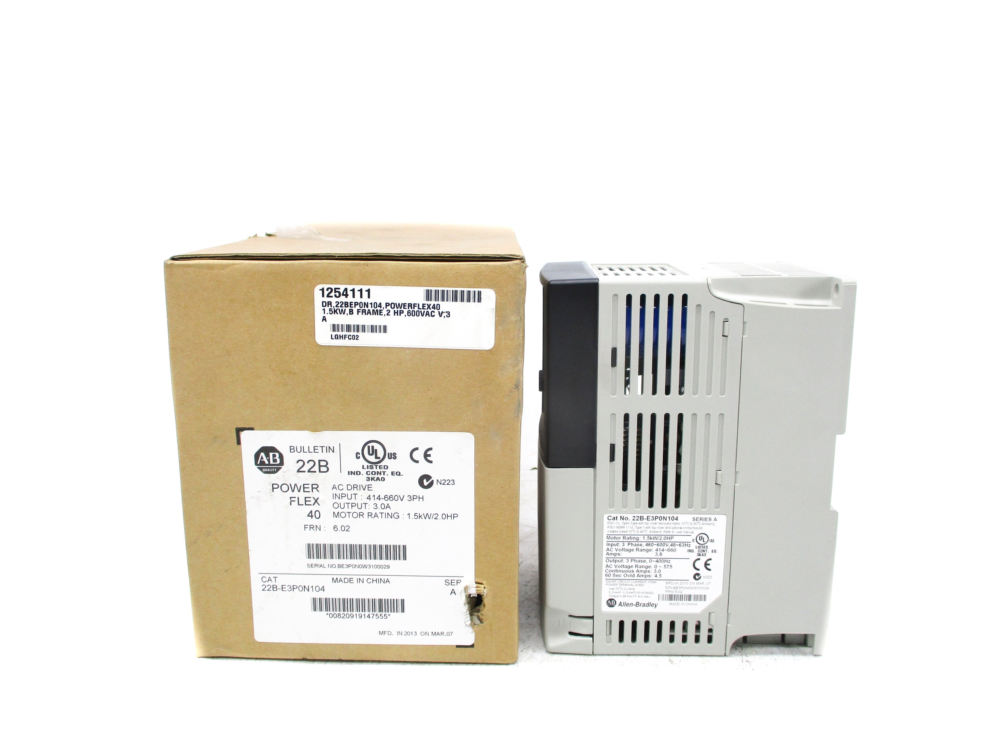 INDUSTRIAL SPARE PART 22B-E3P0N104 SER. A F/W 6.02 NSMP