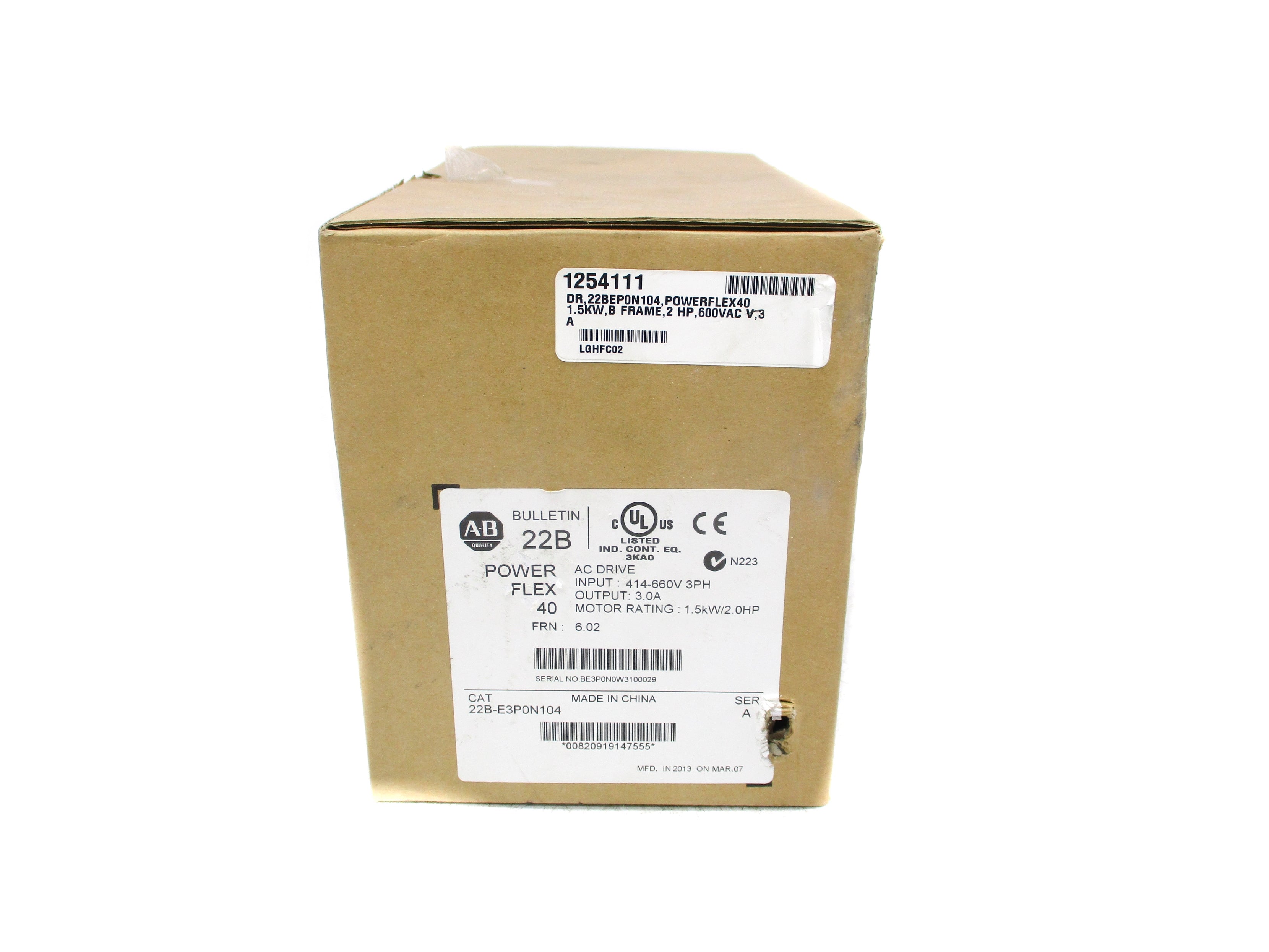 INDUSTRIAL SPARE PART 22B-E3P0N104 SER. A F/W 6.02 NSMP