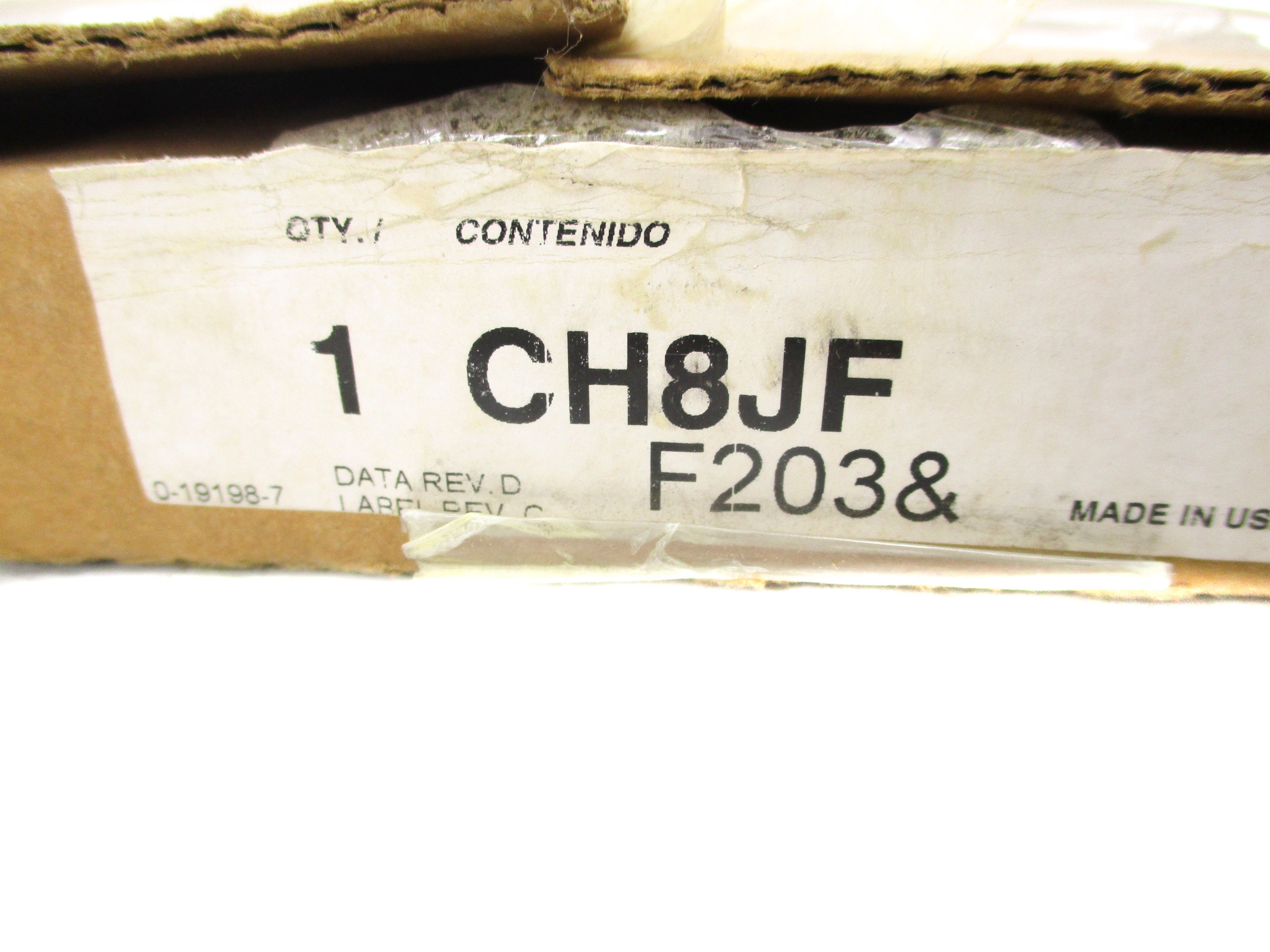 CUTLER HAMMER CH8JF SER. A NSMP