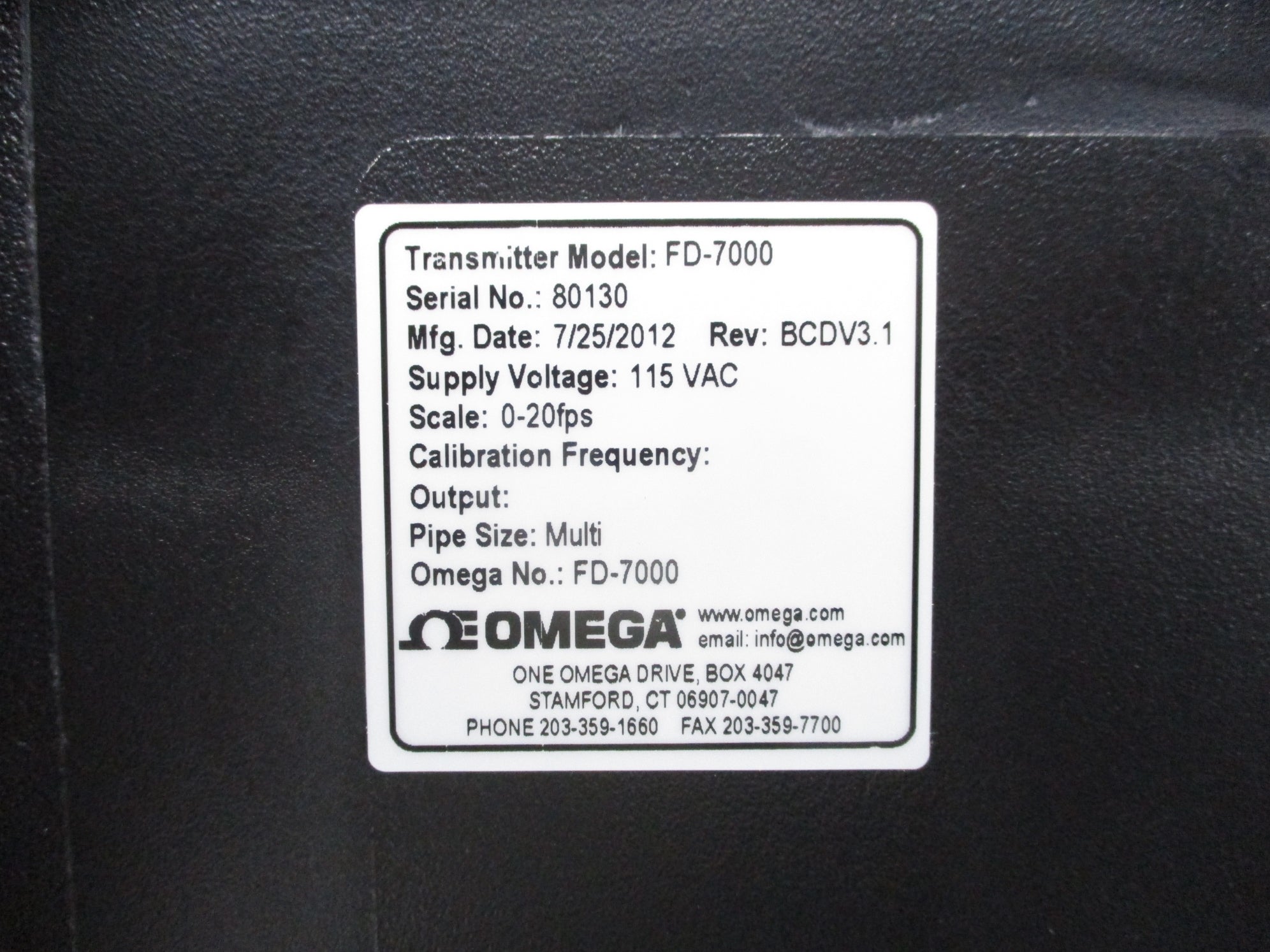 OMEGA FD-7000 NSNP