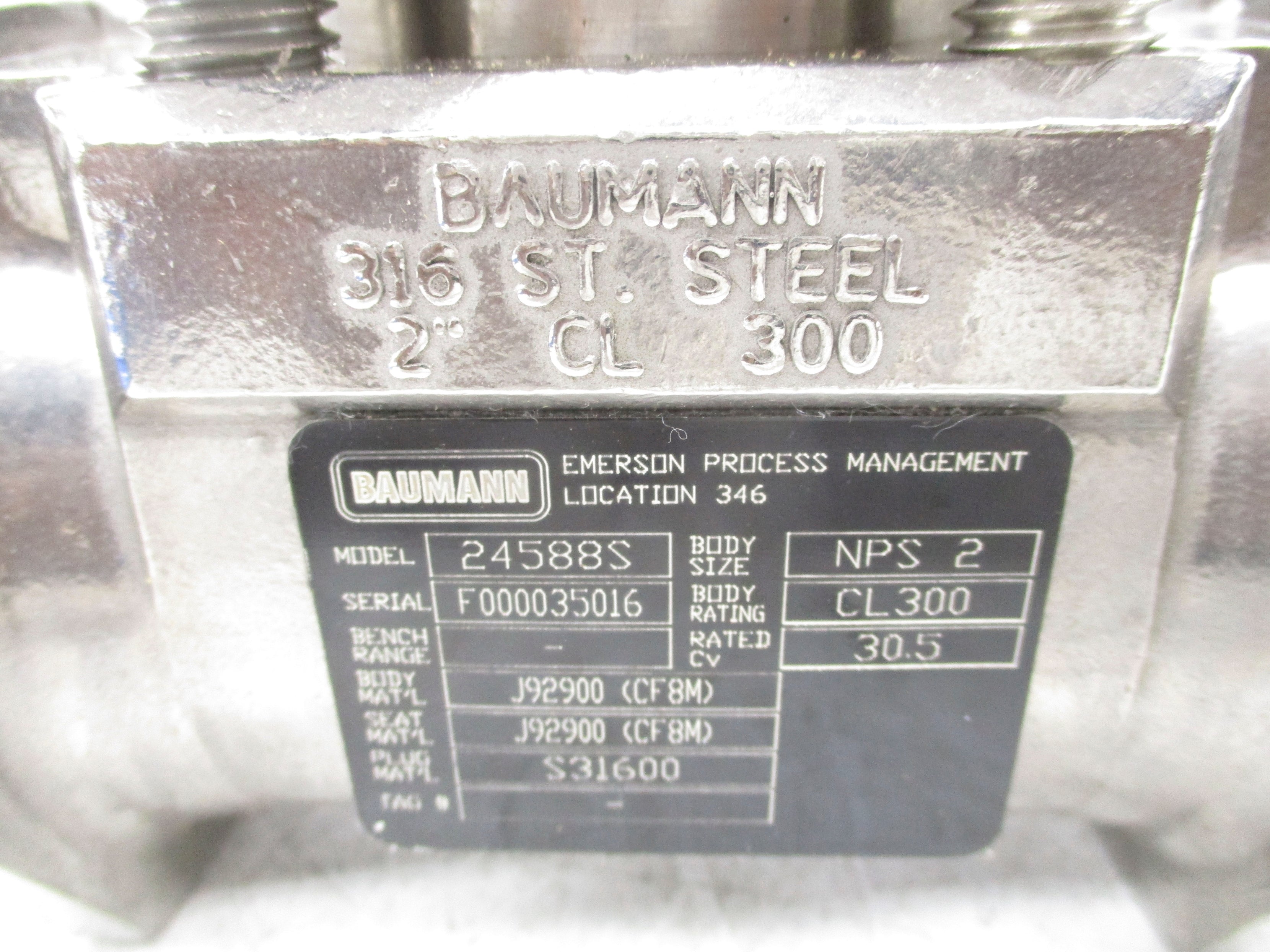 FISHER BAUMANN 24588S (AS PICTURED) NSNP