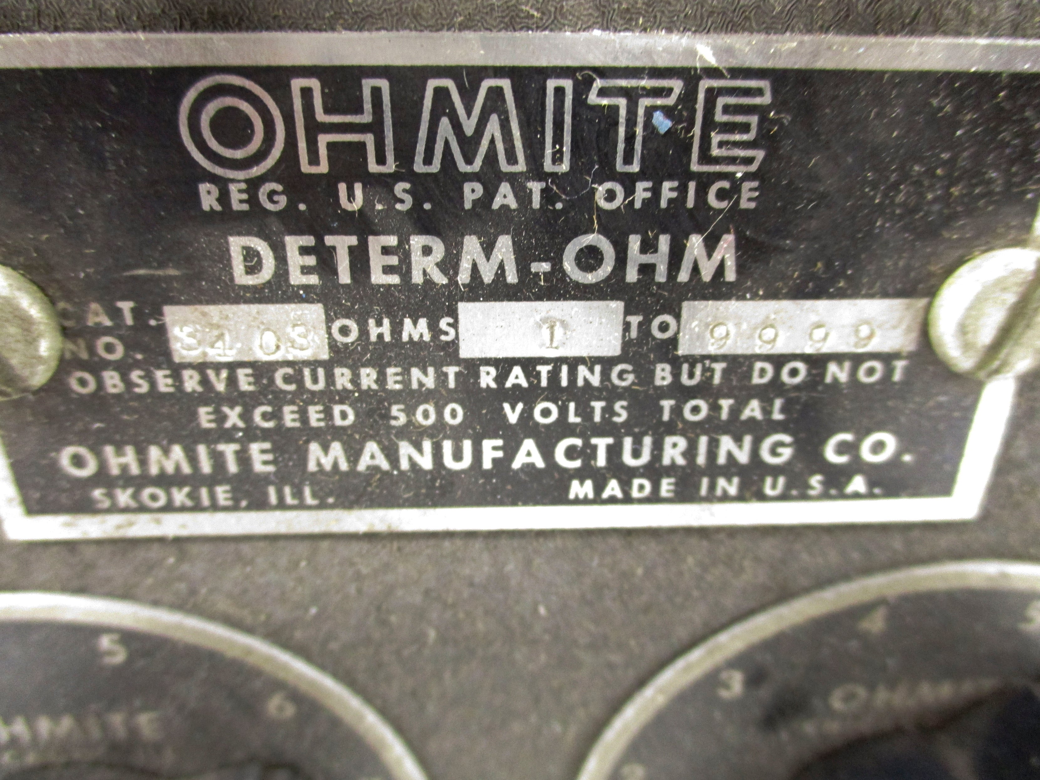 OHMITE 3403 UNMP