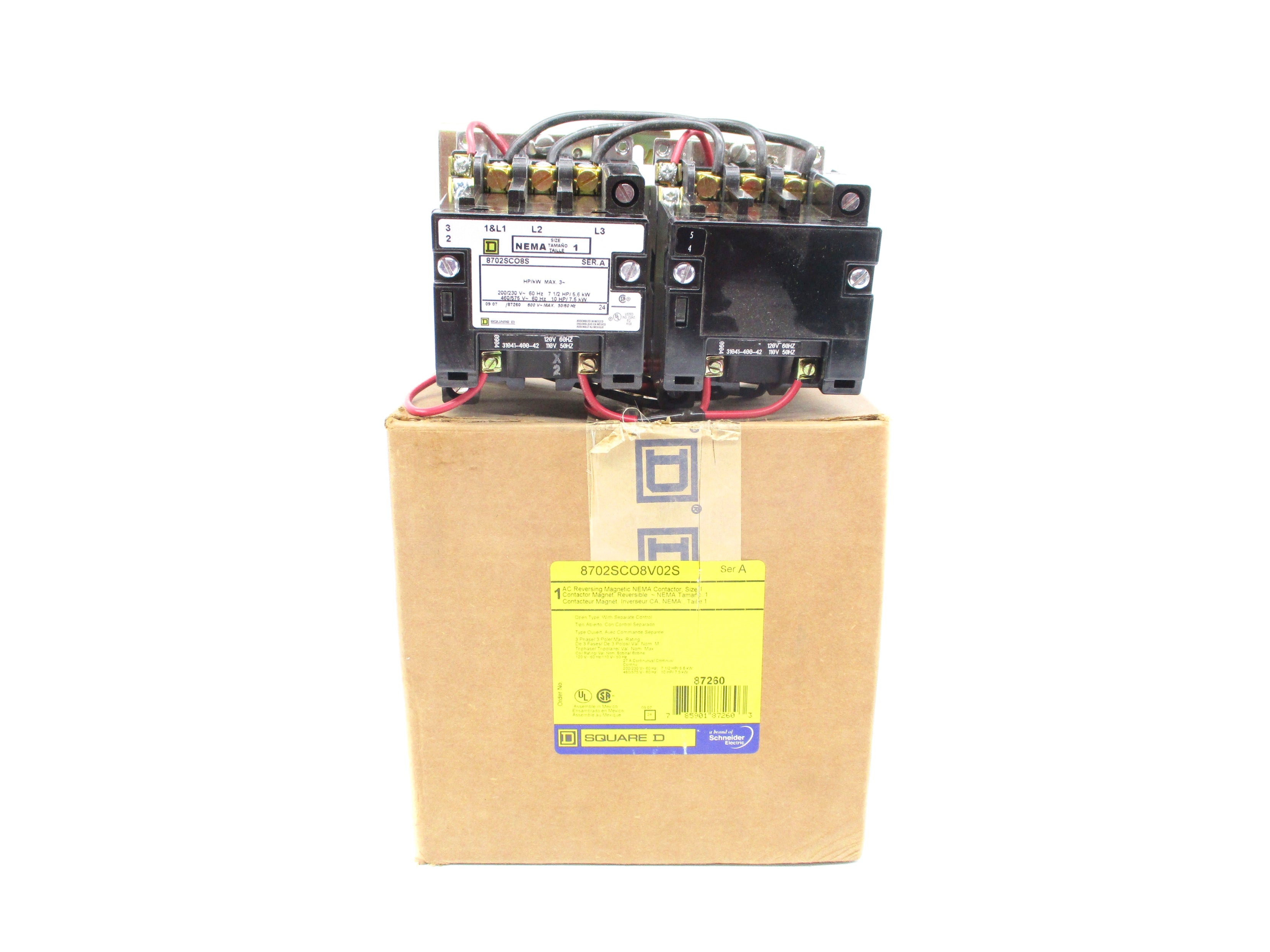 SQUARE D 8702SCO8V02S SER. A 120V NSMP