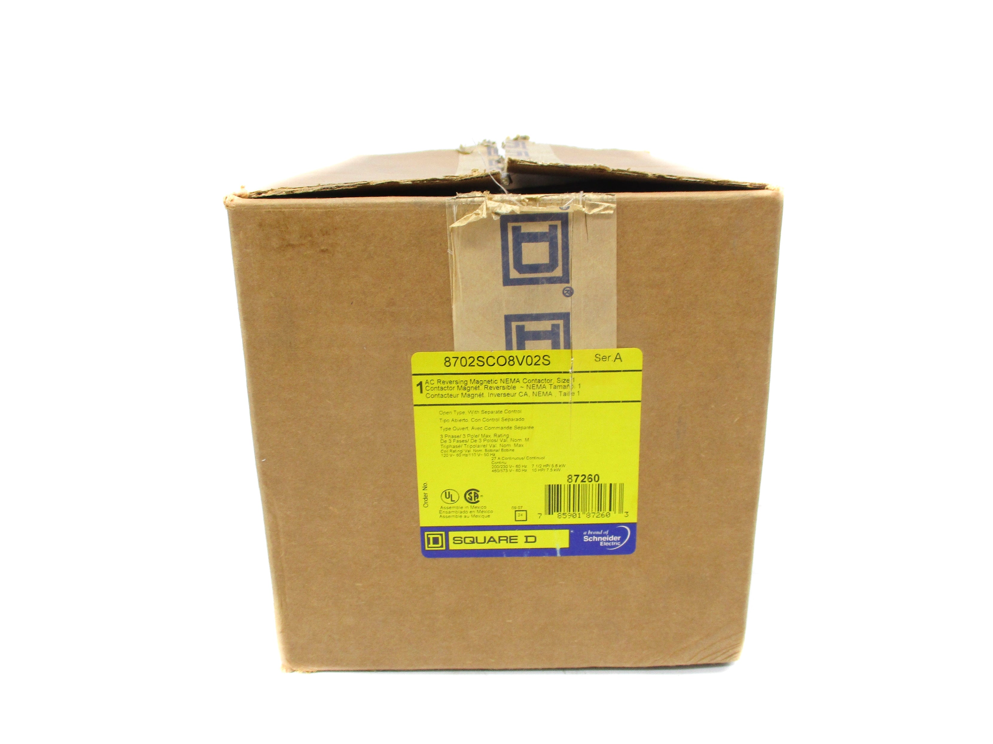 SQUARE D 8702SCO8V02S SER. A 120V NSMP