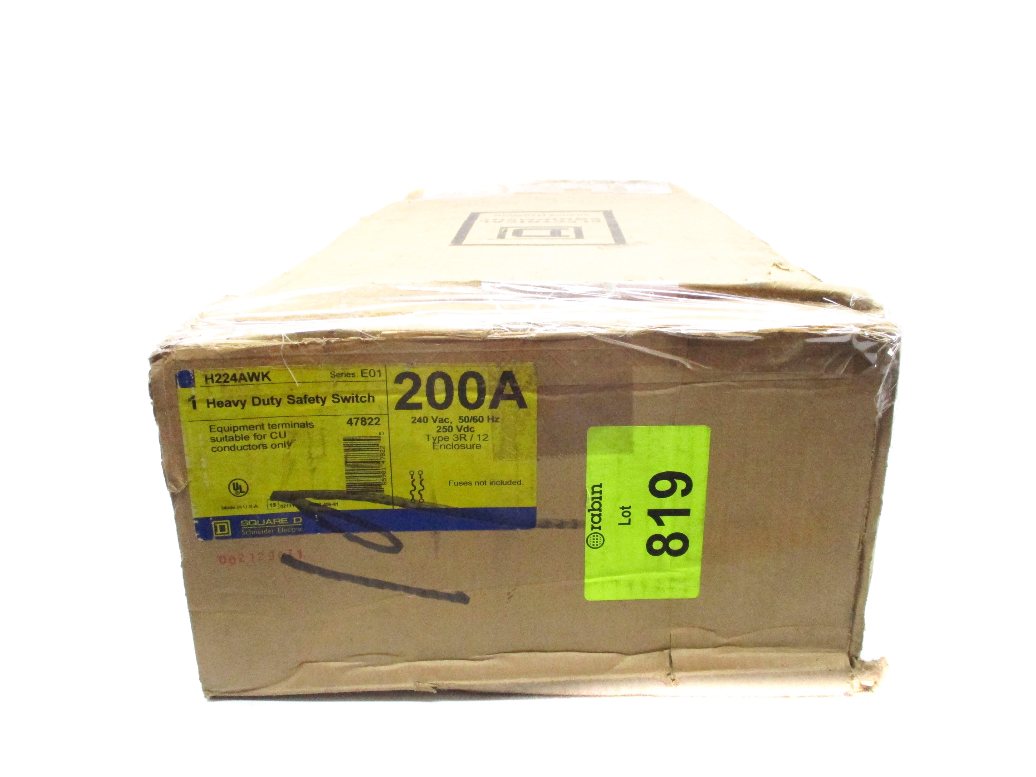 SQUARE D H224AWK SER. E01 NSMP