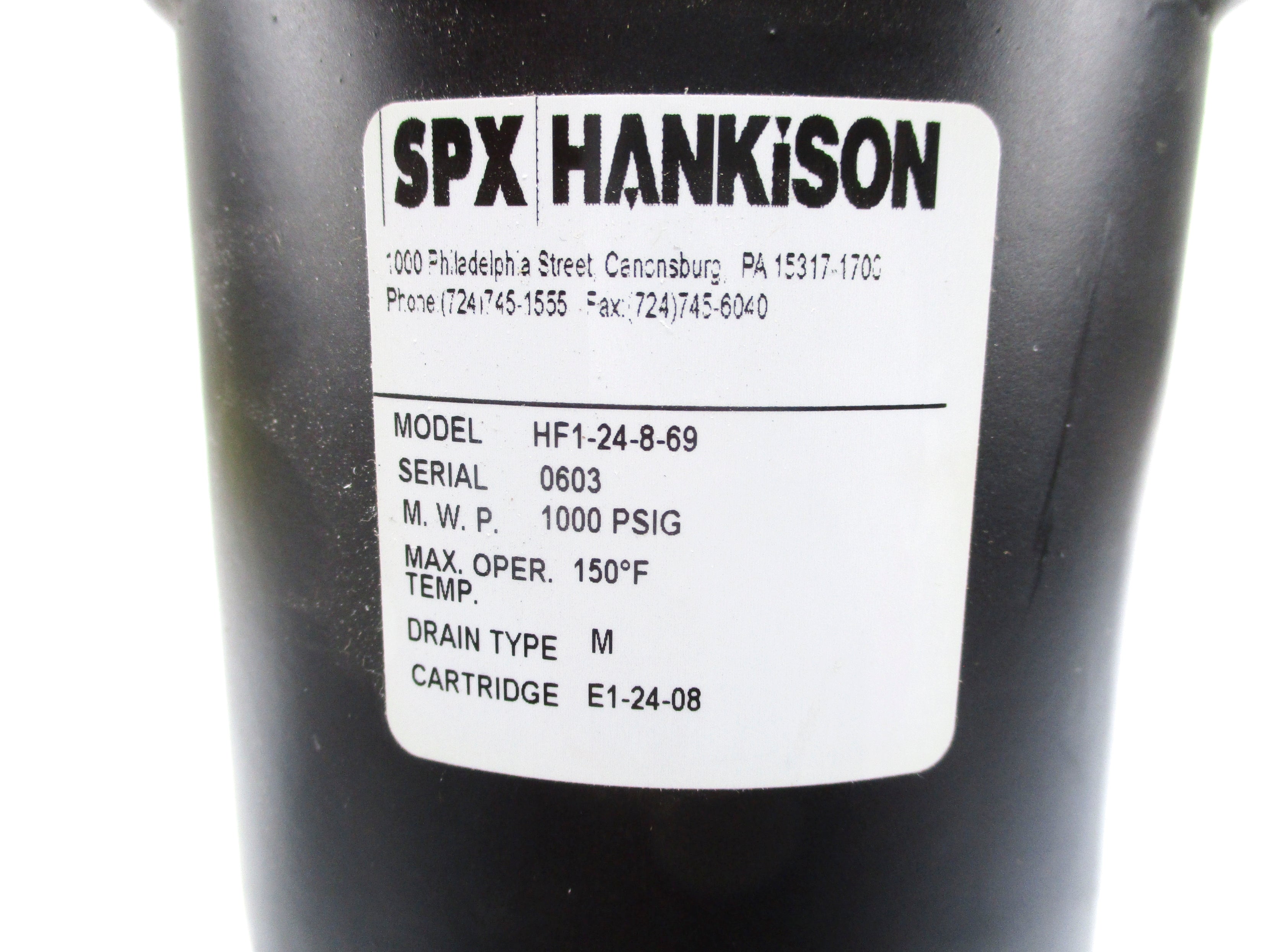 HANKISON HF1-24-8-69 (AS PICTURED) UNMP