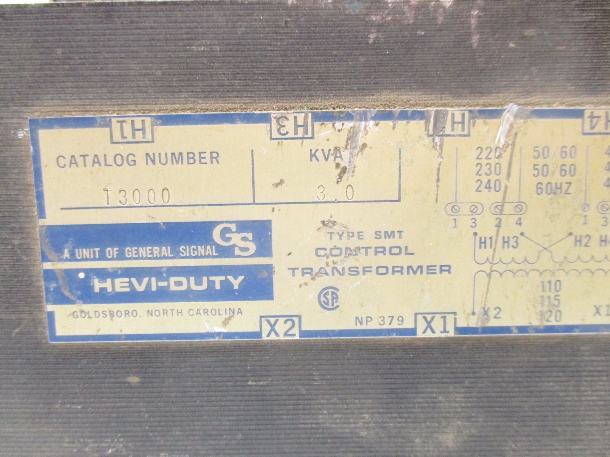 GENERAL SIGNAL T3000 UNMP