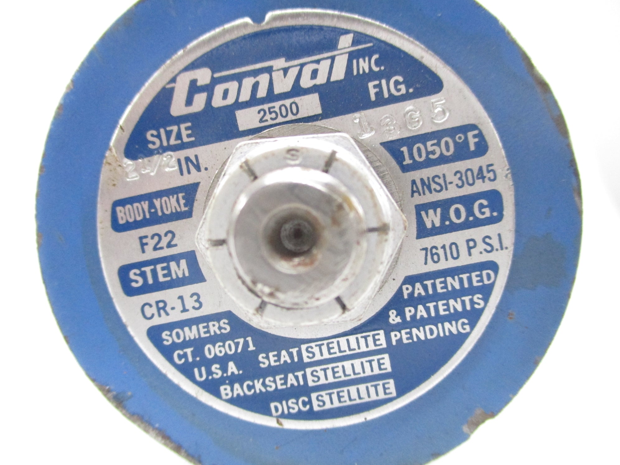 CONVAL 2500 2 1/2IN 7610PSI NSNP