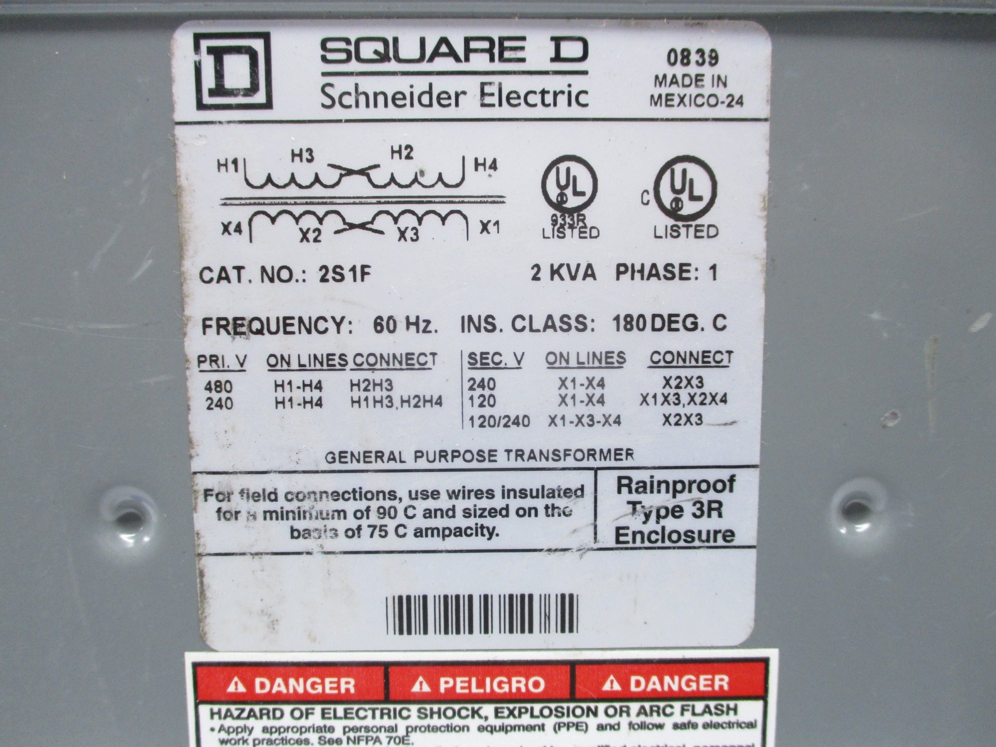 SQUARE D 2S1F 240-480V NSNP