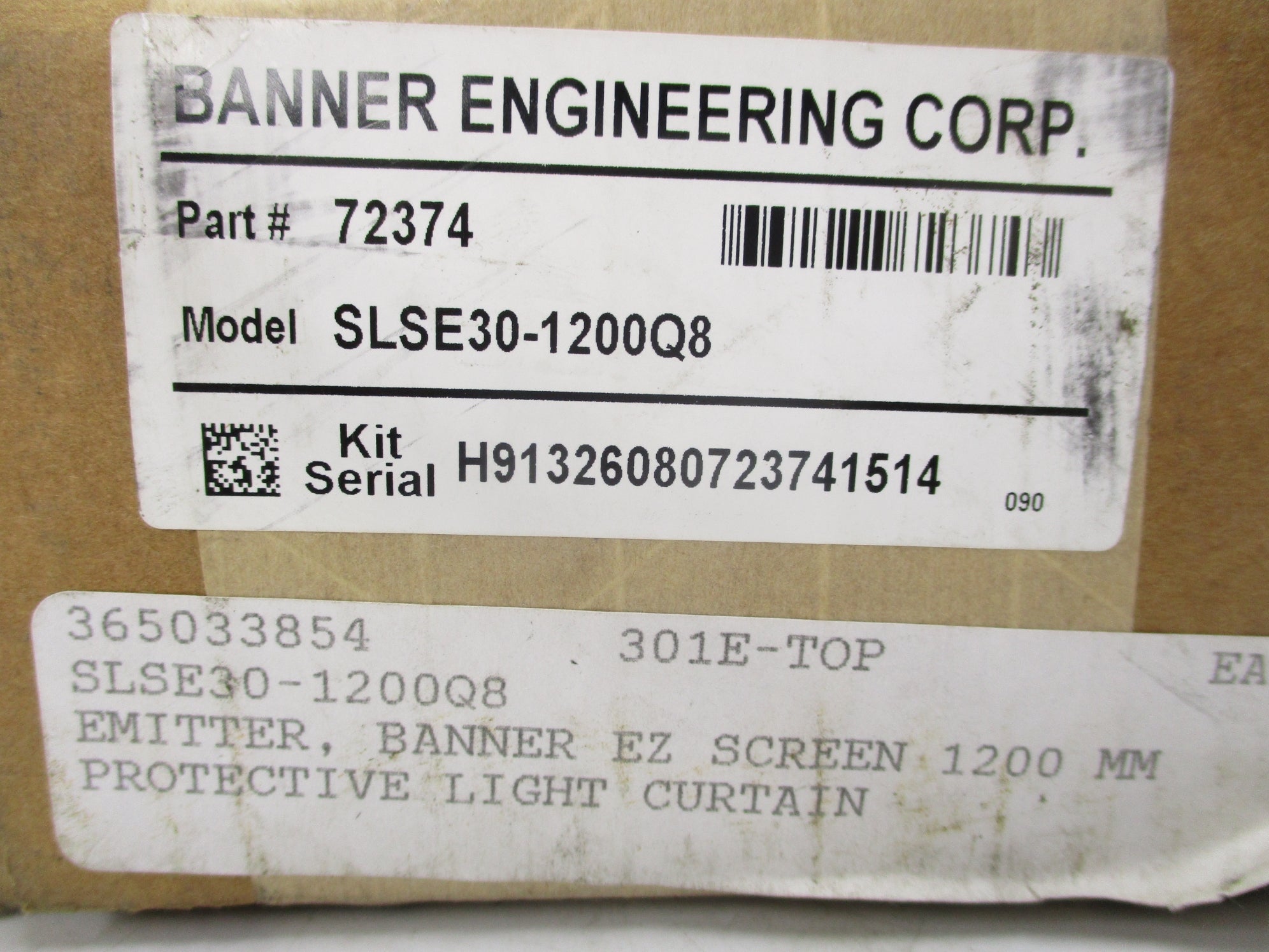 BANNER ENGINEERING SLSE30-1200Q8 72374 NSMP