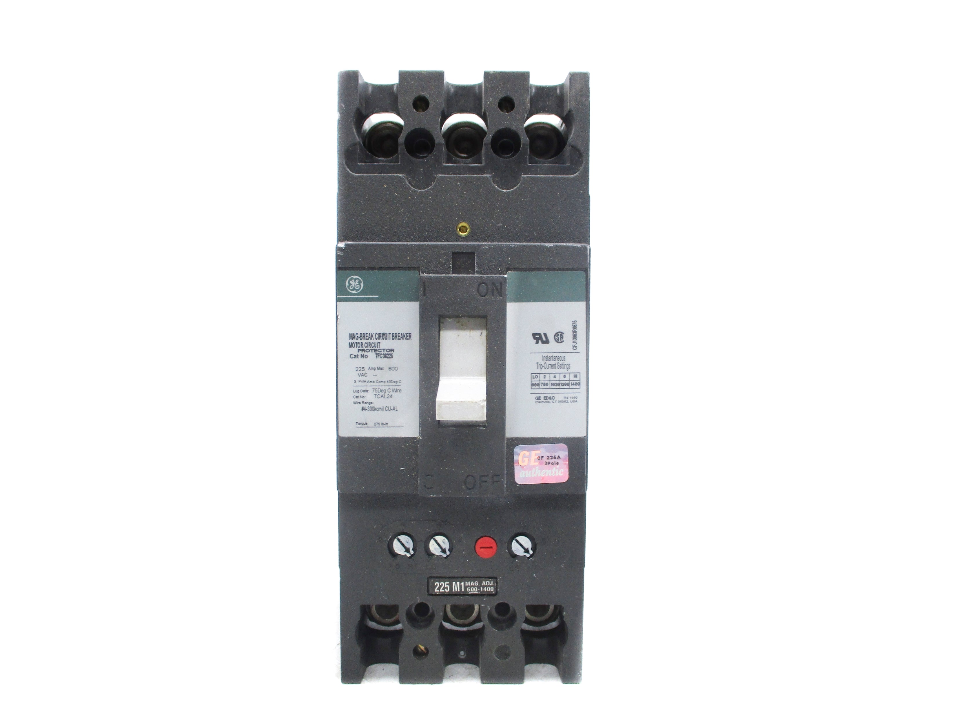 GENERAL ELECTRIC TFC36225 600V 225A NSNP