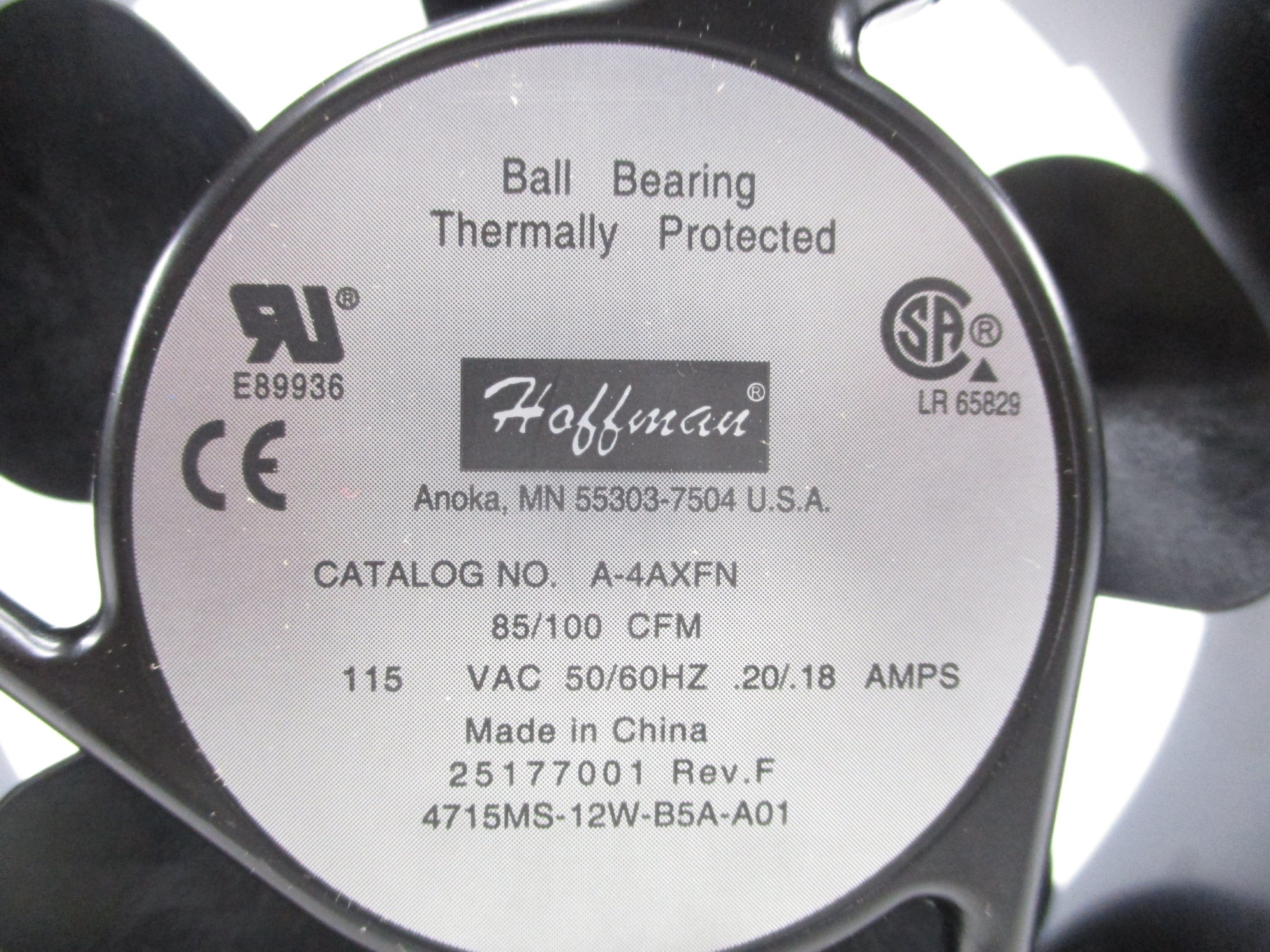 HOFFMAN A-4AXFN 115VAC .40/.28A NSNP