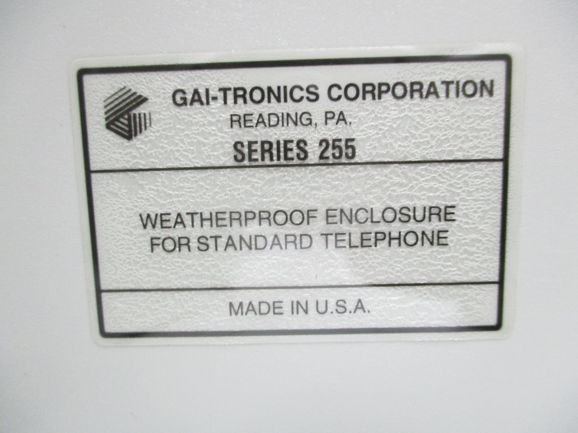 GAI-TRONICS 255 NSNP