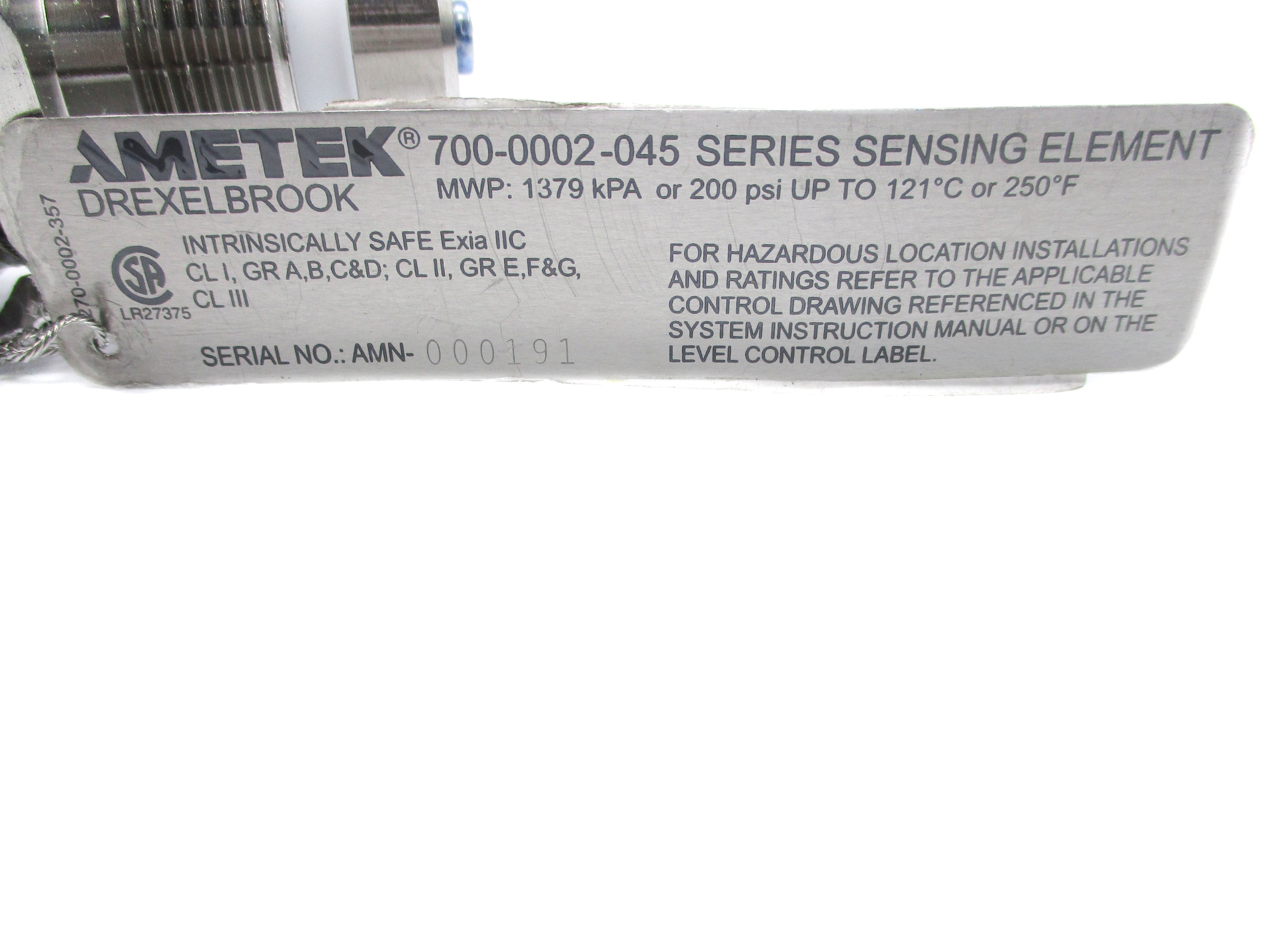 AMETEK 700-0002-045 (AS PICTURED) NSNP