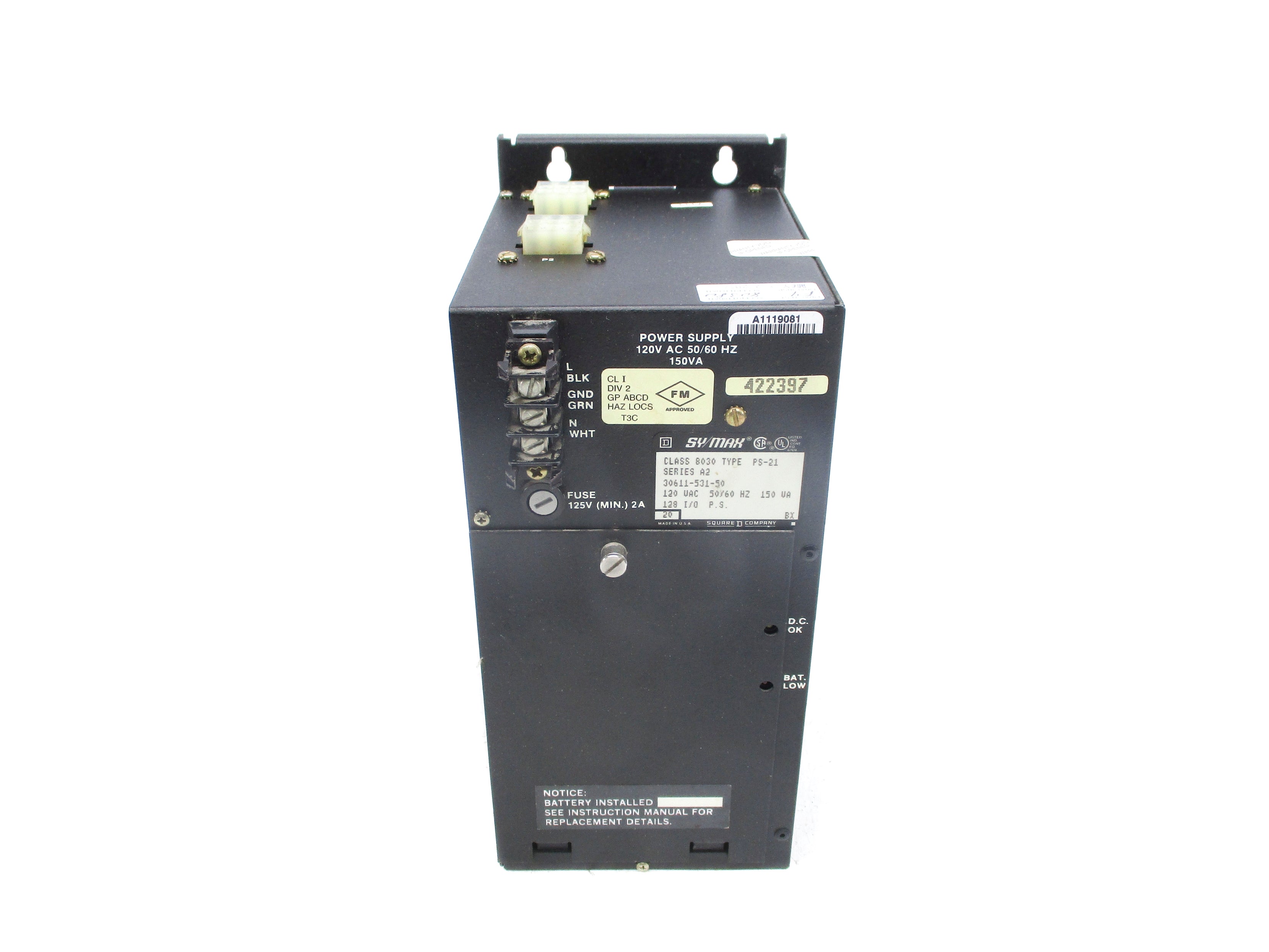 SQUARE D 8030PS21 SER. A2 UNMP