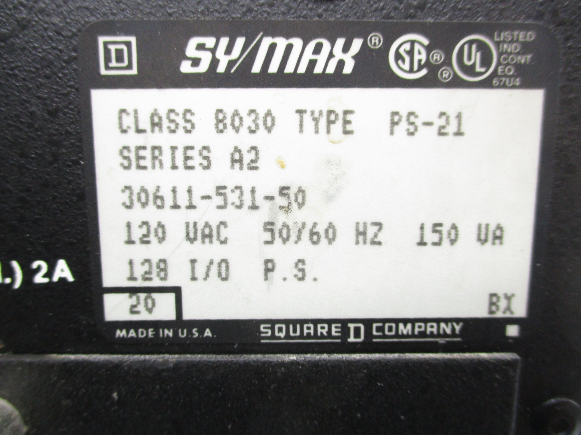 SQUARE D 8030PS21 SER. A2 UNMP