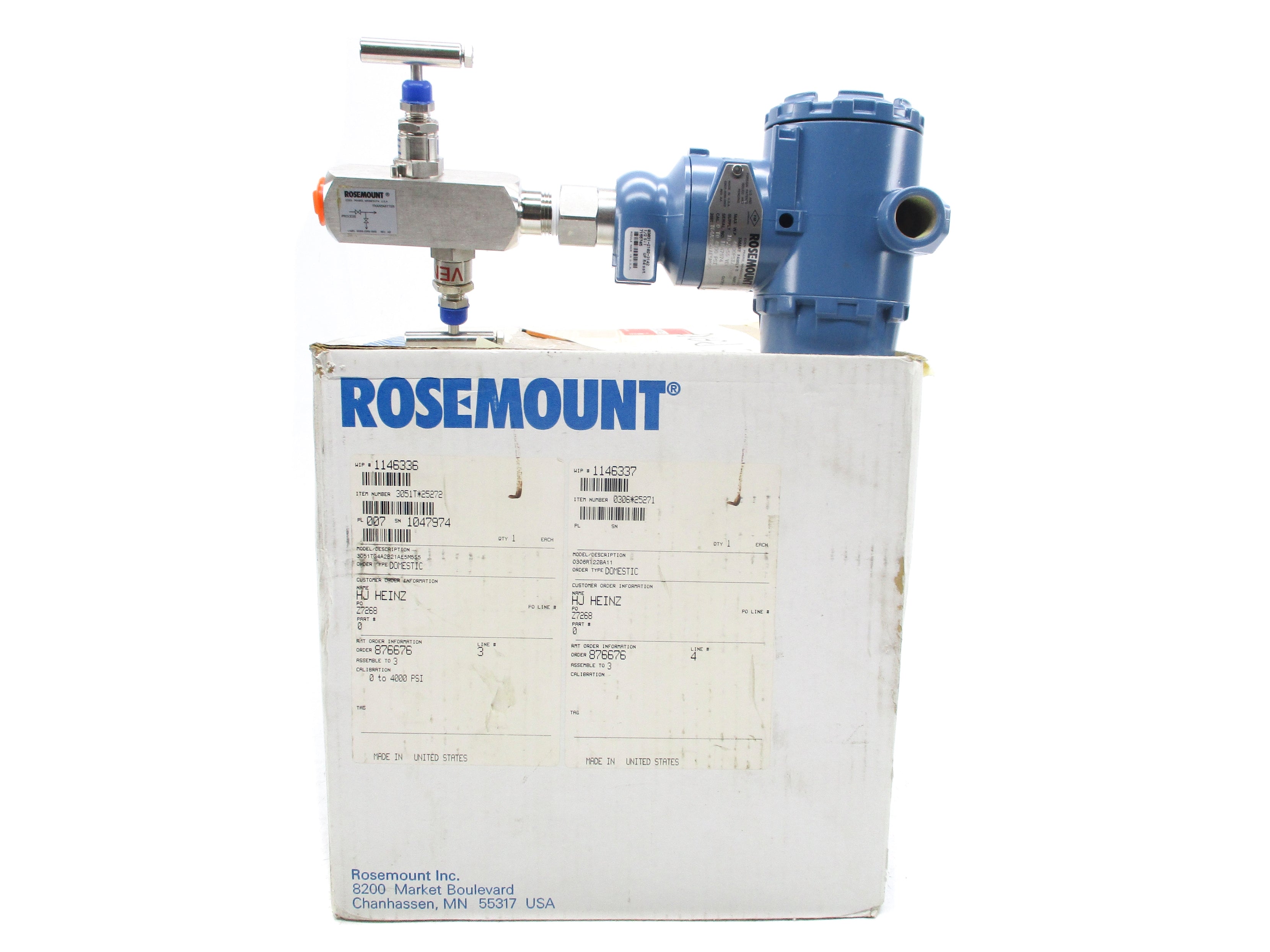 ROSEMOUNT 3051TG4A2B21AE5M5S5 NSMP