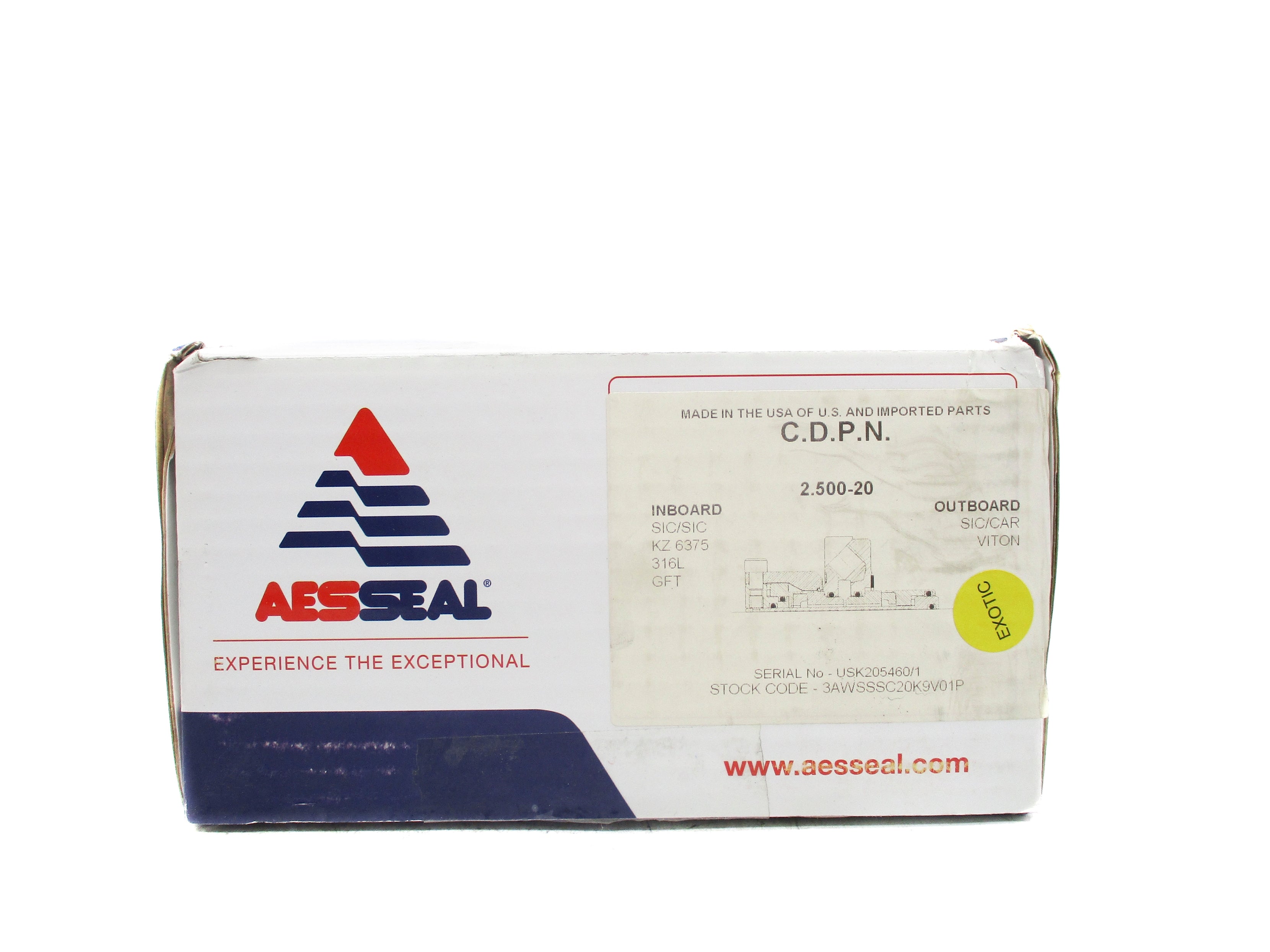 AESSEAL 3AWSSSC20K9V01P NSMP