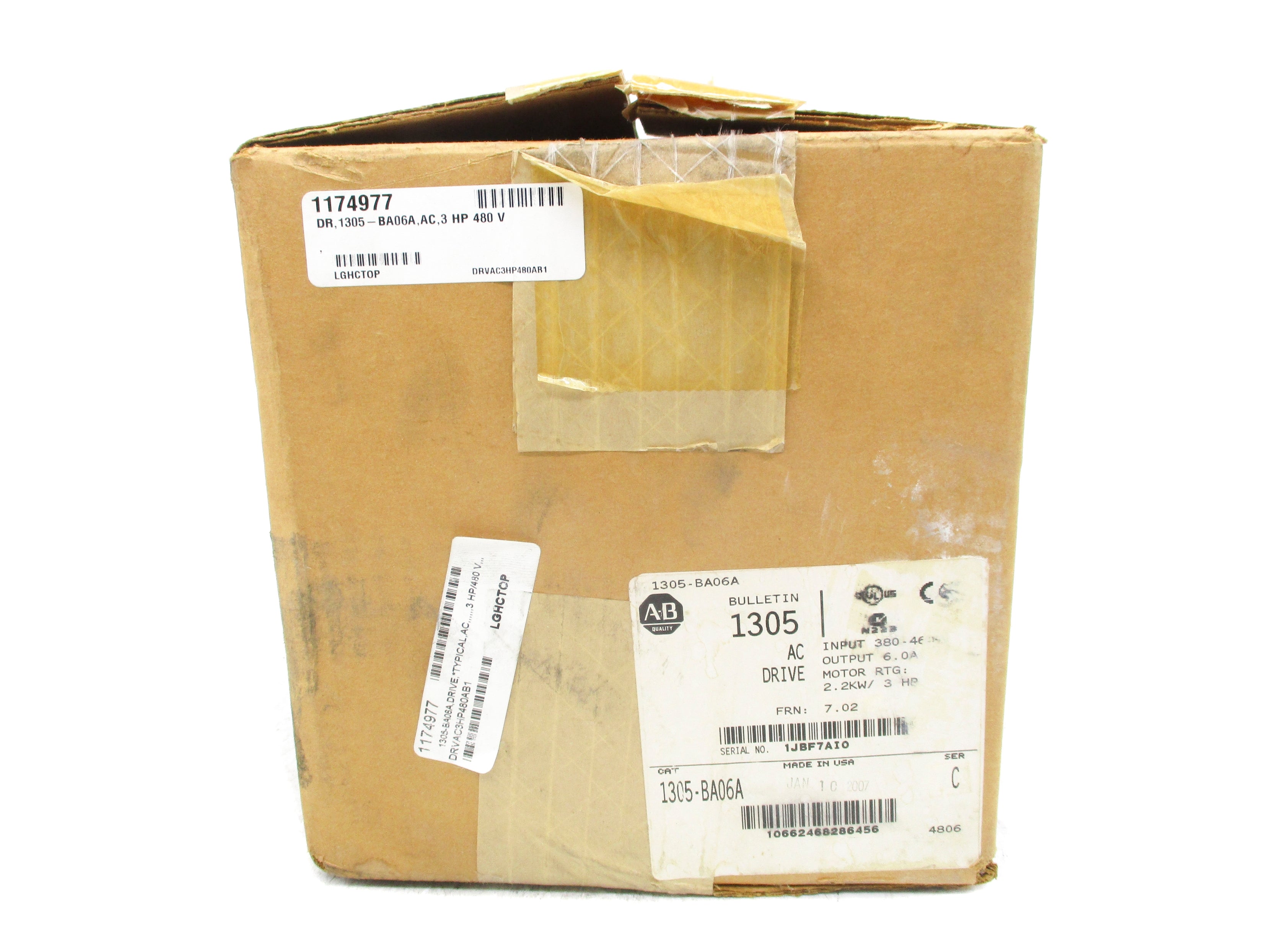 ALLEN BRADLEY 1305-BA06A SER. C F/W 7.02 NSMP